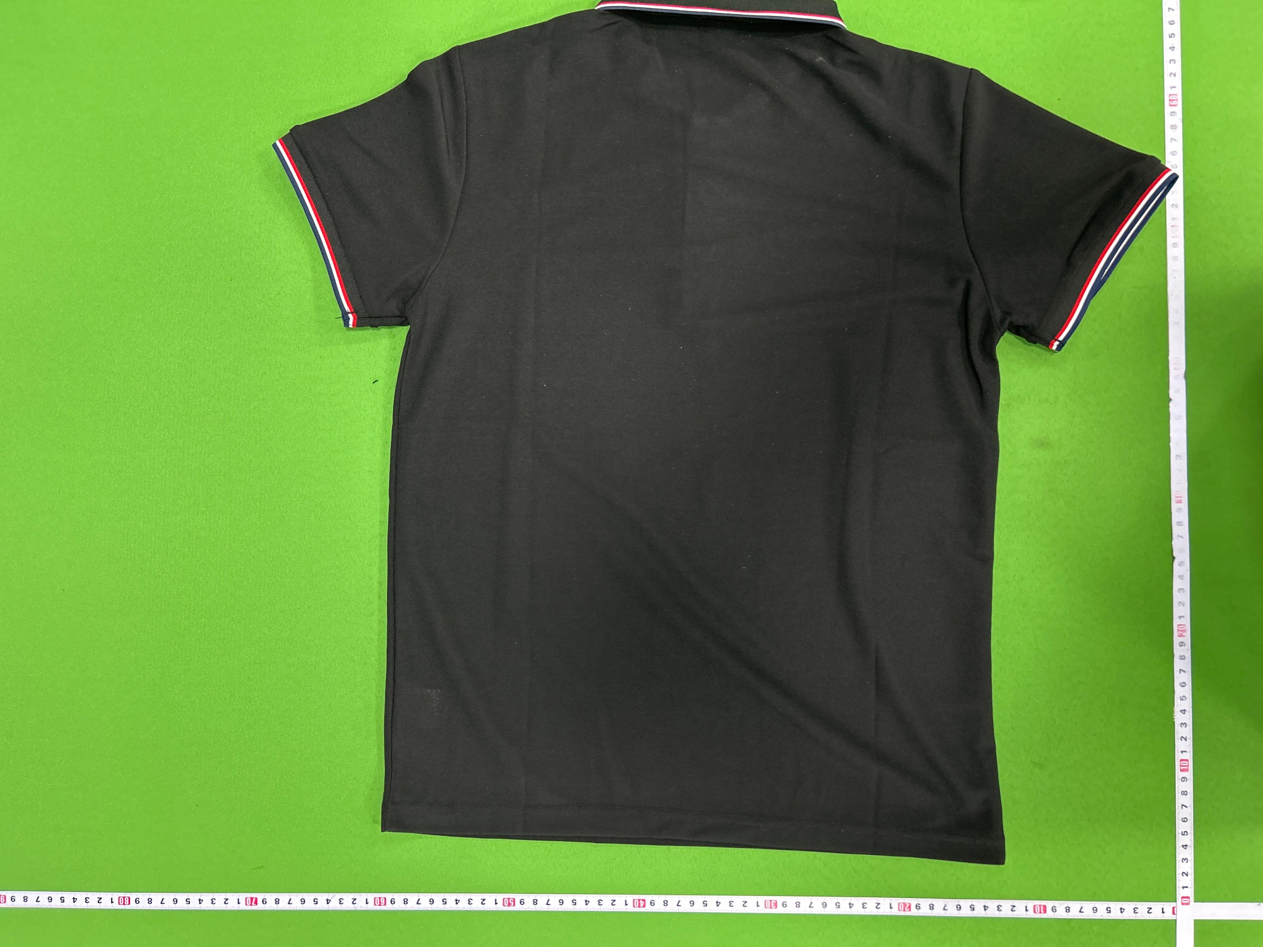 Foto QC 3 de Moncler Shirt Logo Patch Tricolor Trim Black
