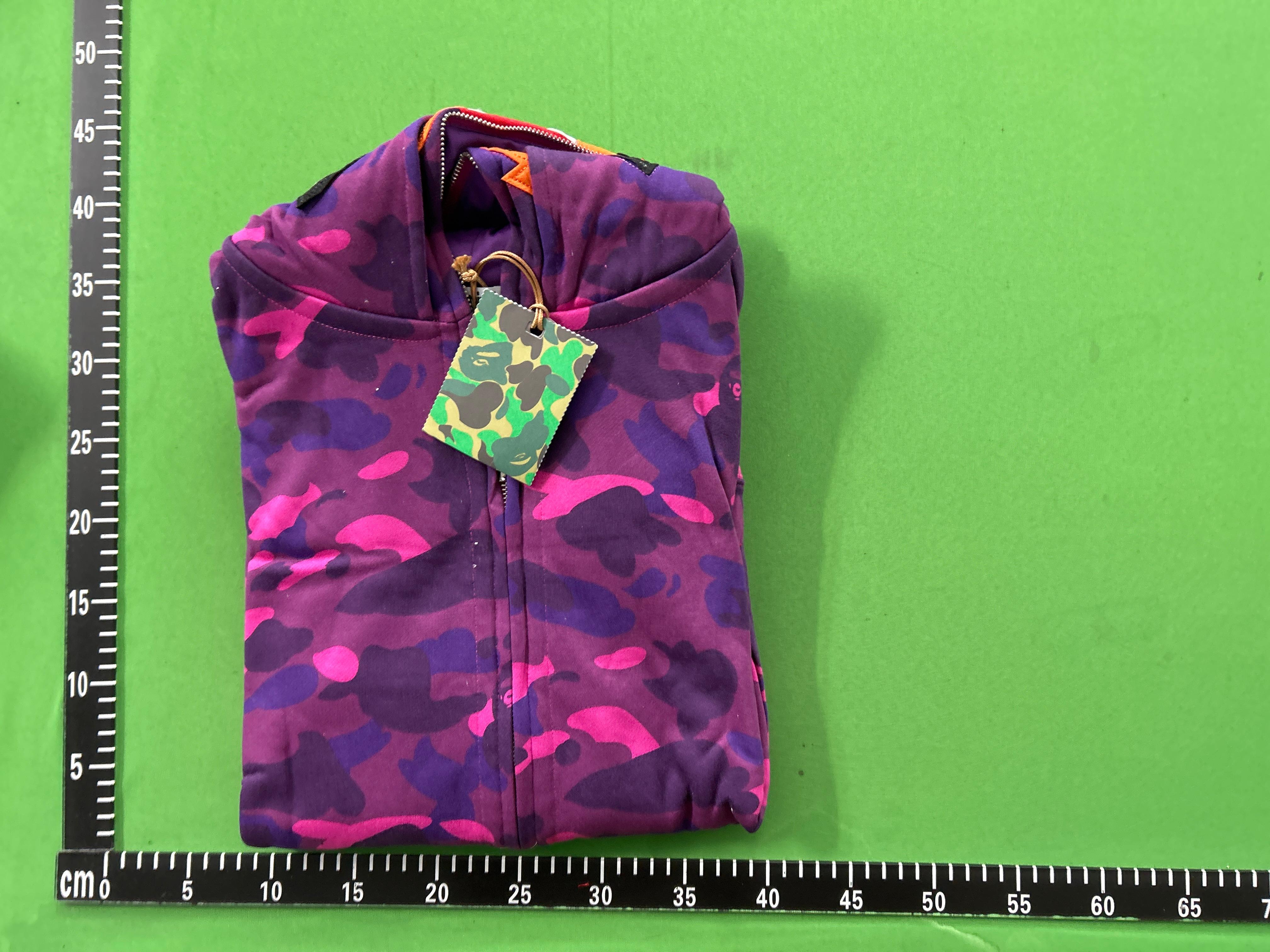 Foto QC 5 de BAPE Space Camo Shark Full Zip Hoodie Jacket Black