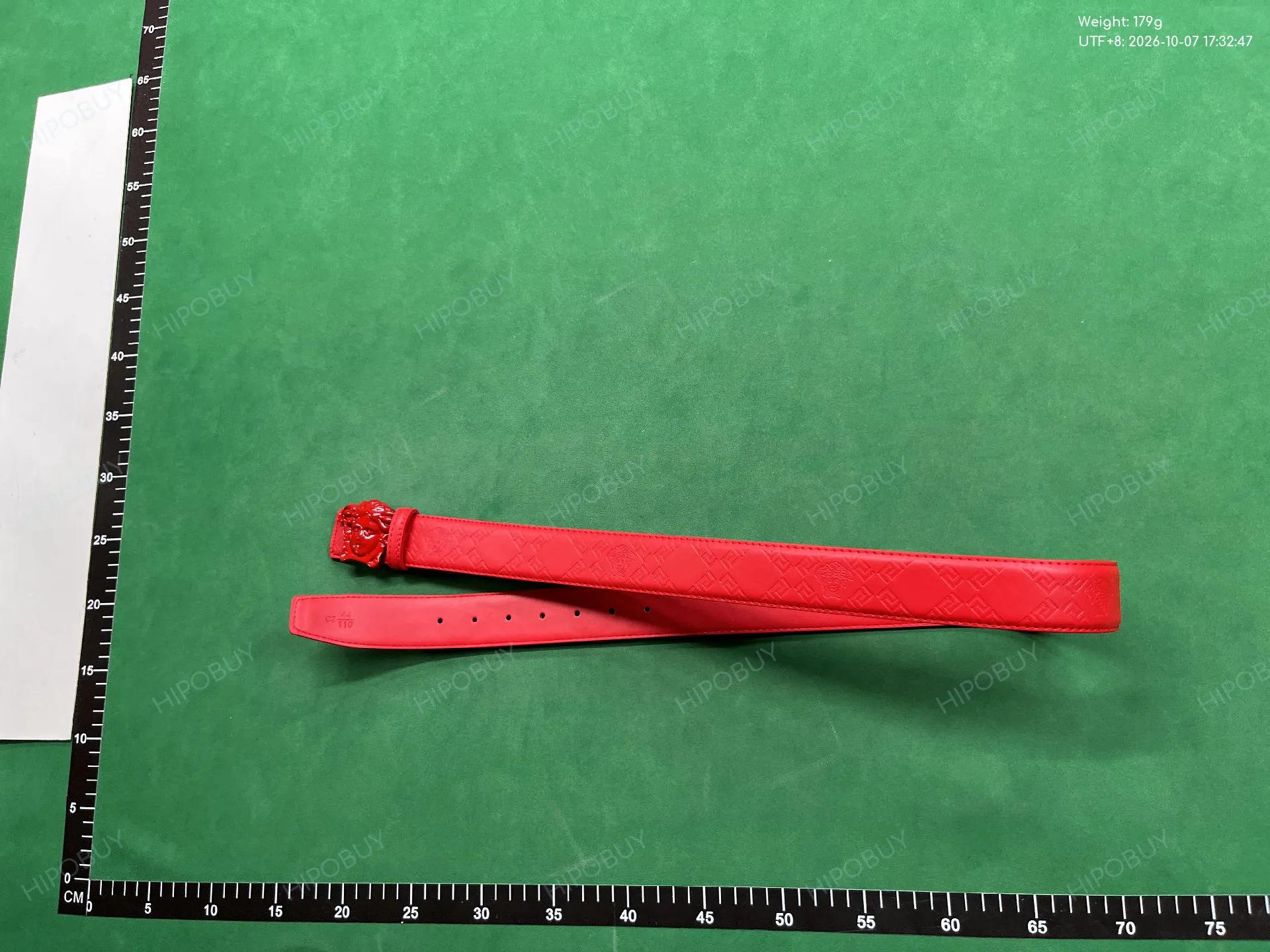 Foto QC 2 de Versace Belt Red