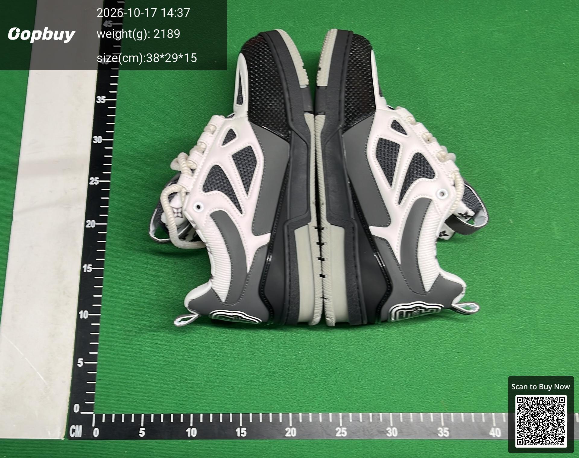 Foto QC 4 de Louis Vuitton LV Skate Sneaker Nubuck Mesh Low 57th Street NYC Exclusive Black Yellow 1ADI2S
