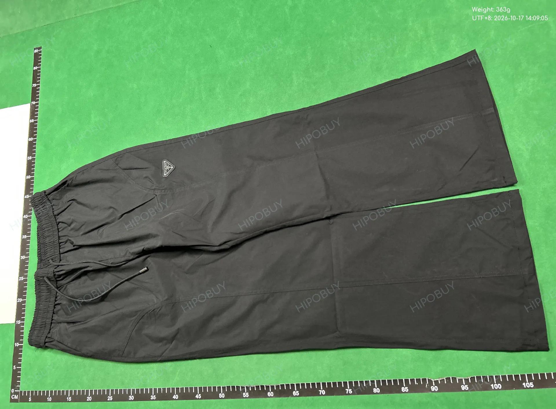 Foto QC 2 de Prada Triangle Logo Quick-Dry Flared Pants Black