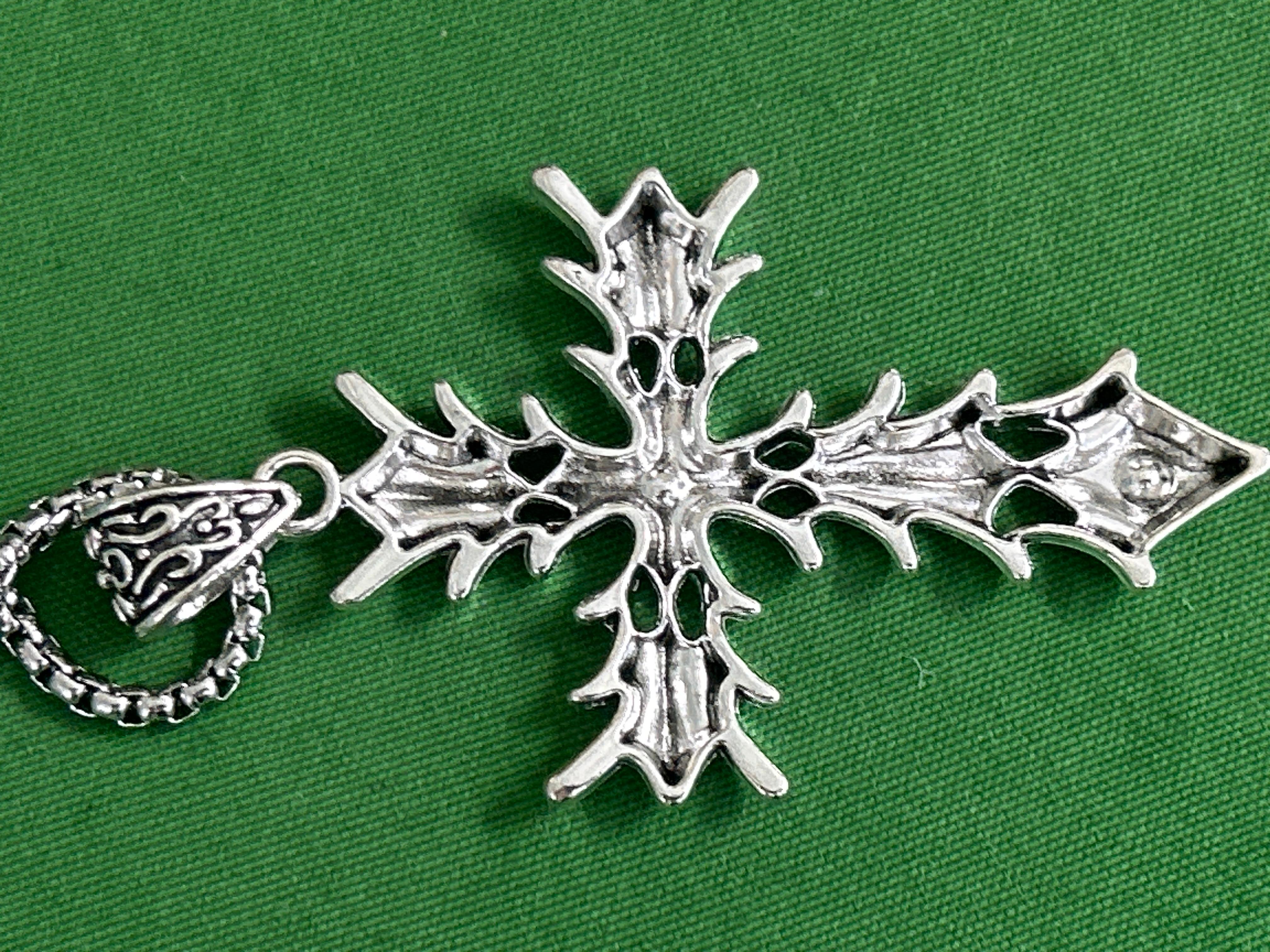 Foto QC 7 de Other Cross Necklace Titanium Steel Silver
