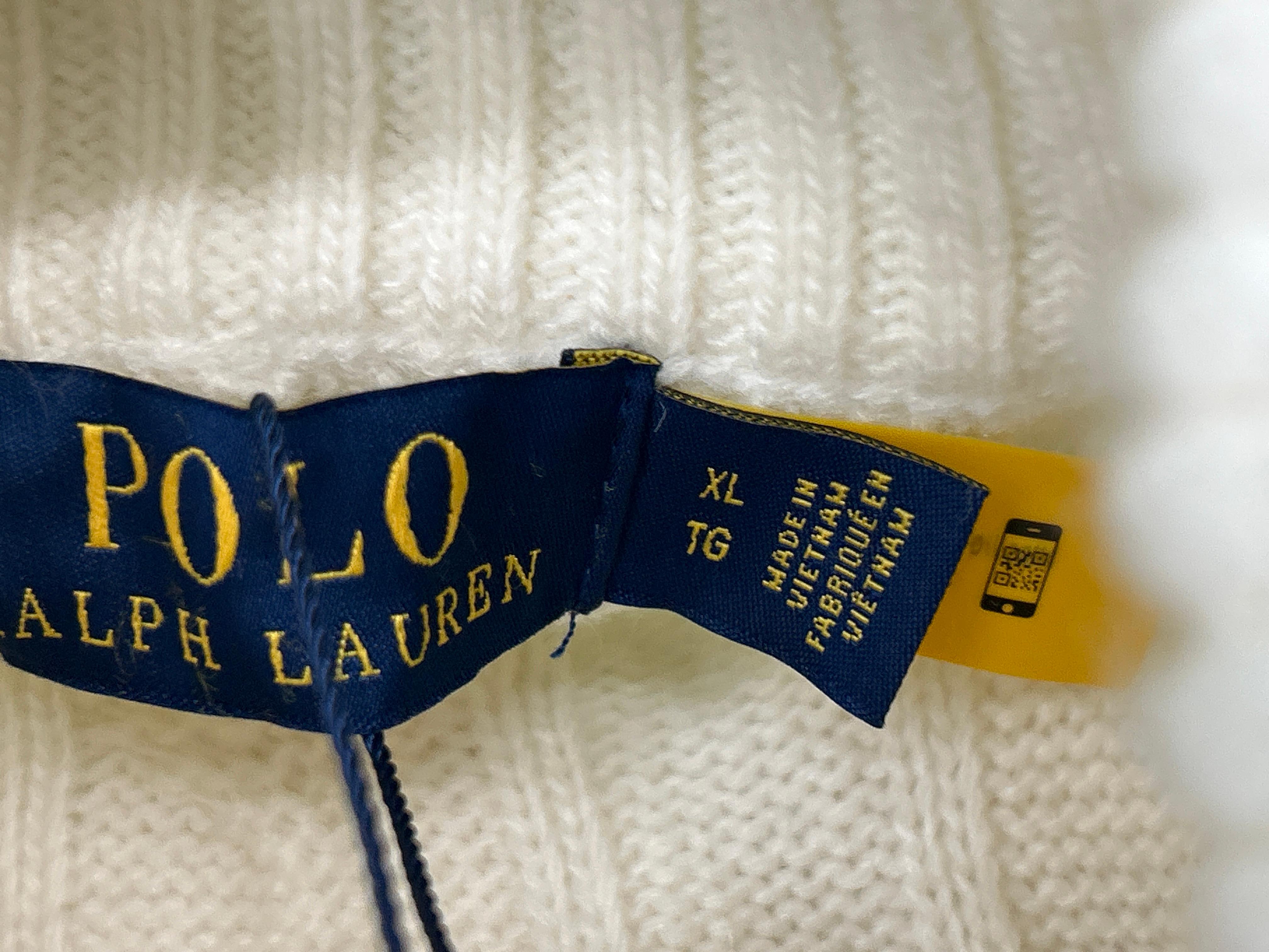 Foto QC 6 de Polo Ralph Lauren Polo Bear Sweatshirt Hawaiian Shirt White