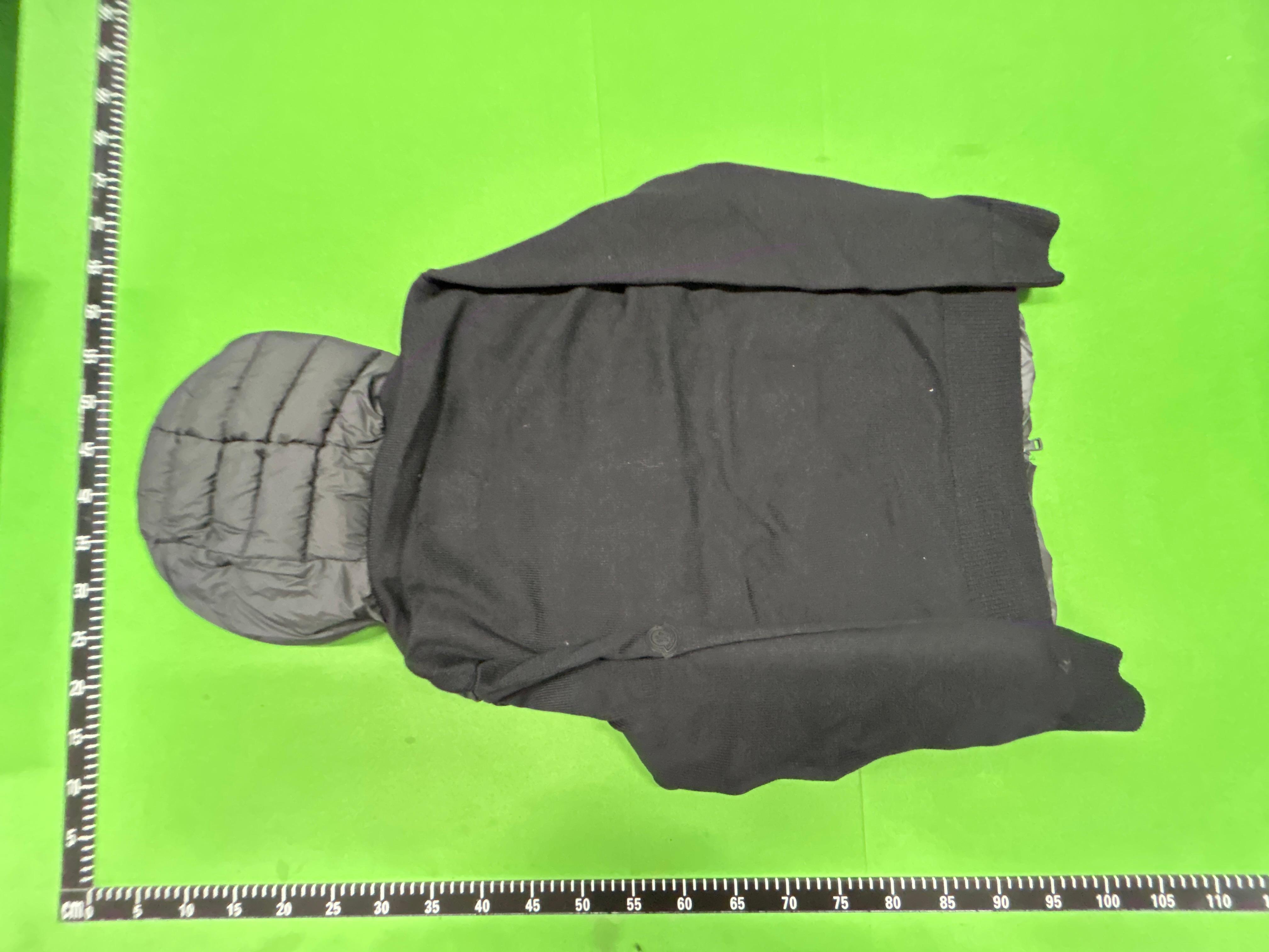 Foto QC 3 de Moncler Zip Sweater Quilted Wool Navy