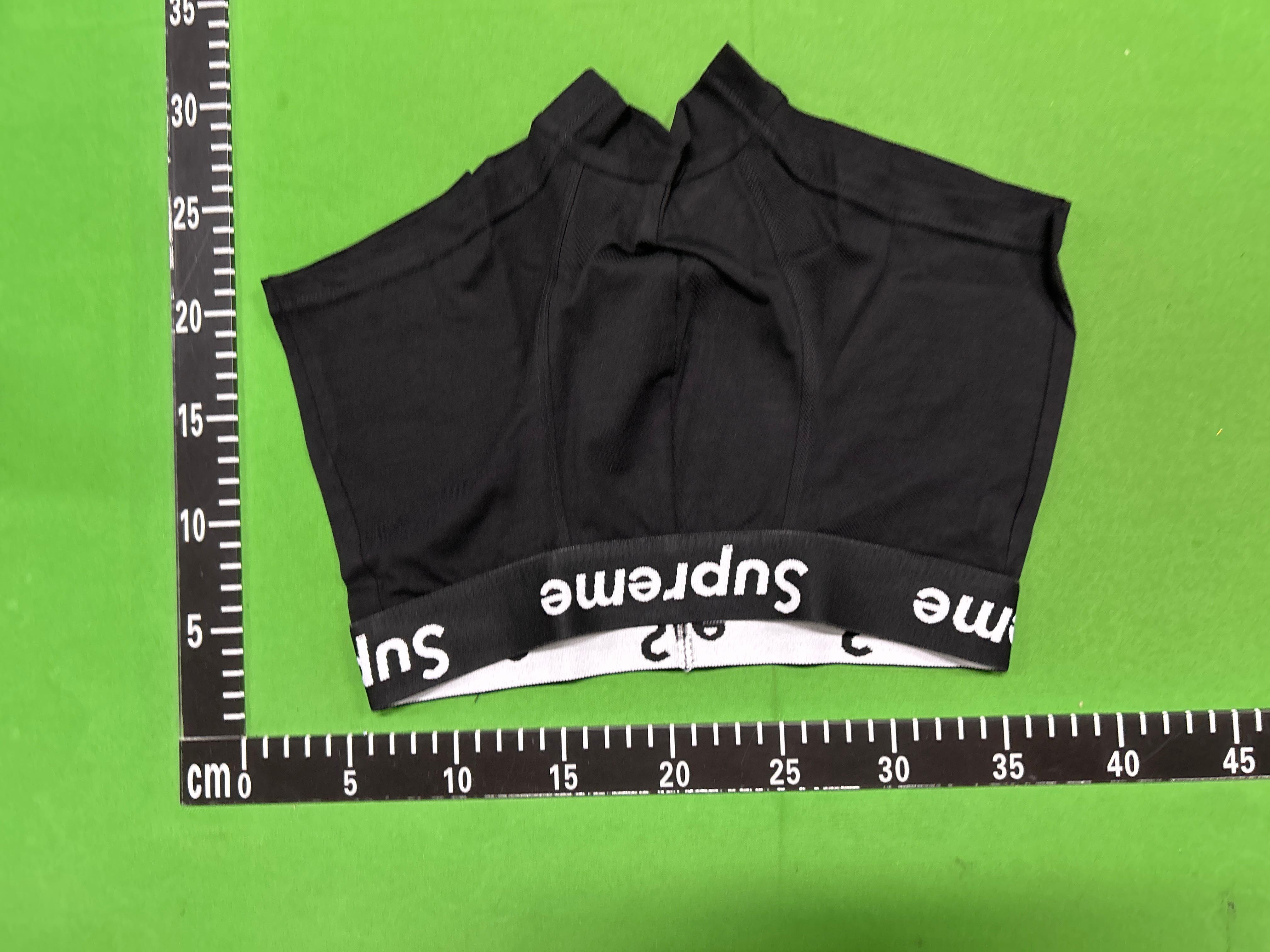 Foto QC 2 de Supreme Underwear Cotton Boxer Briefs Black