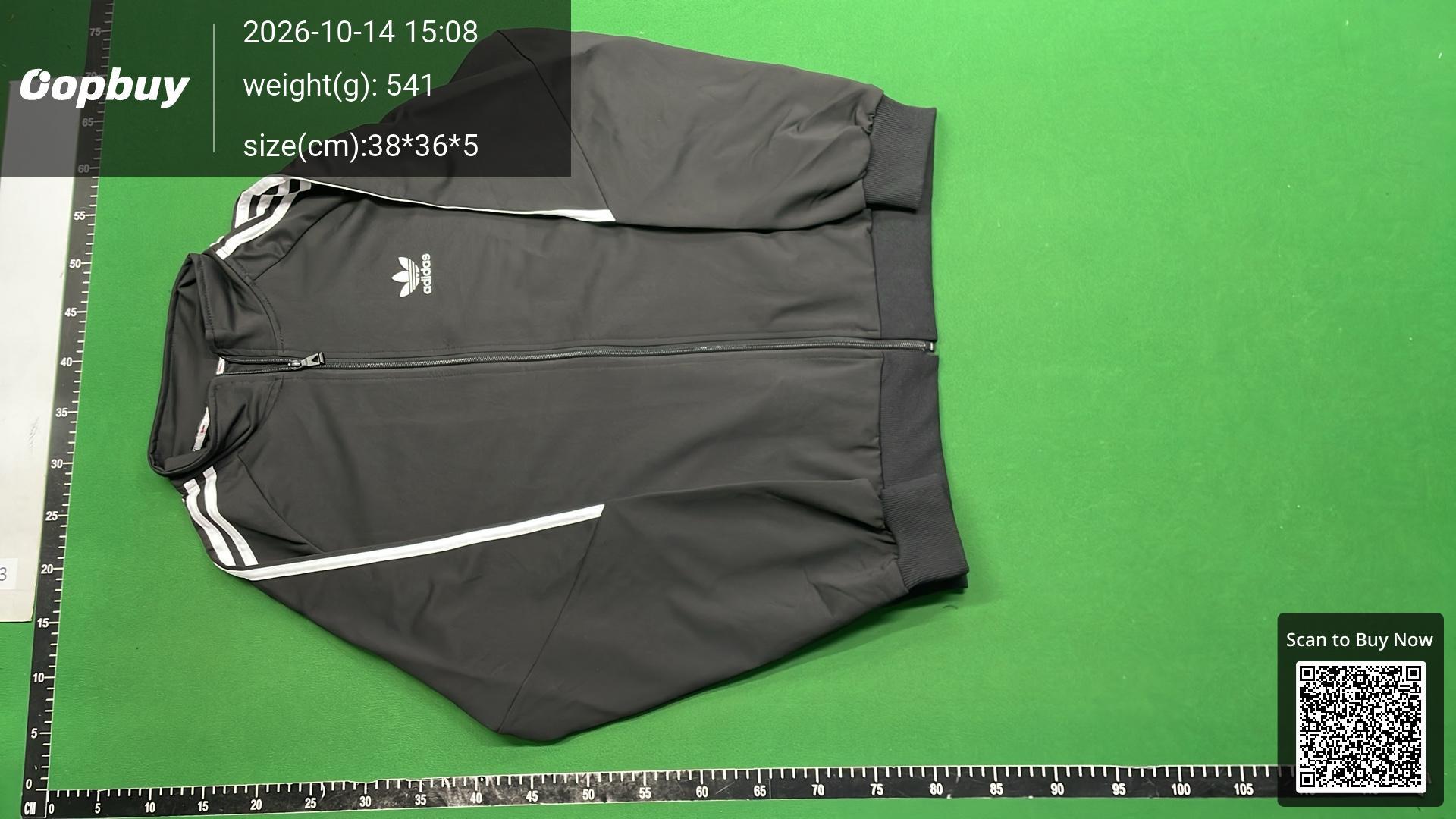 Foto QC 6 de Unbranded Three Stripes Stand Collar Track Jacket Black