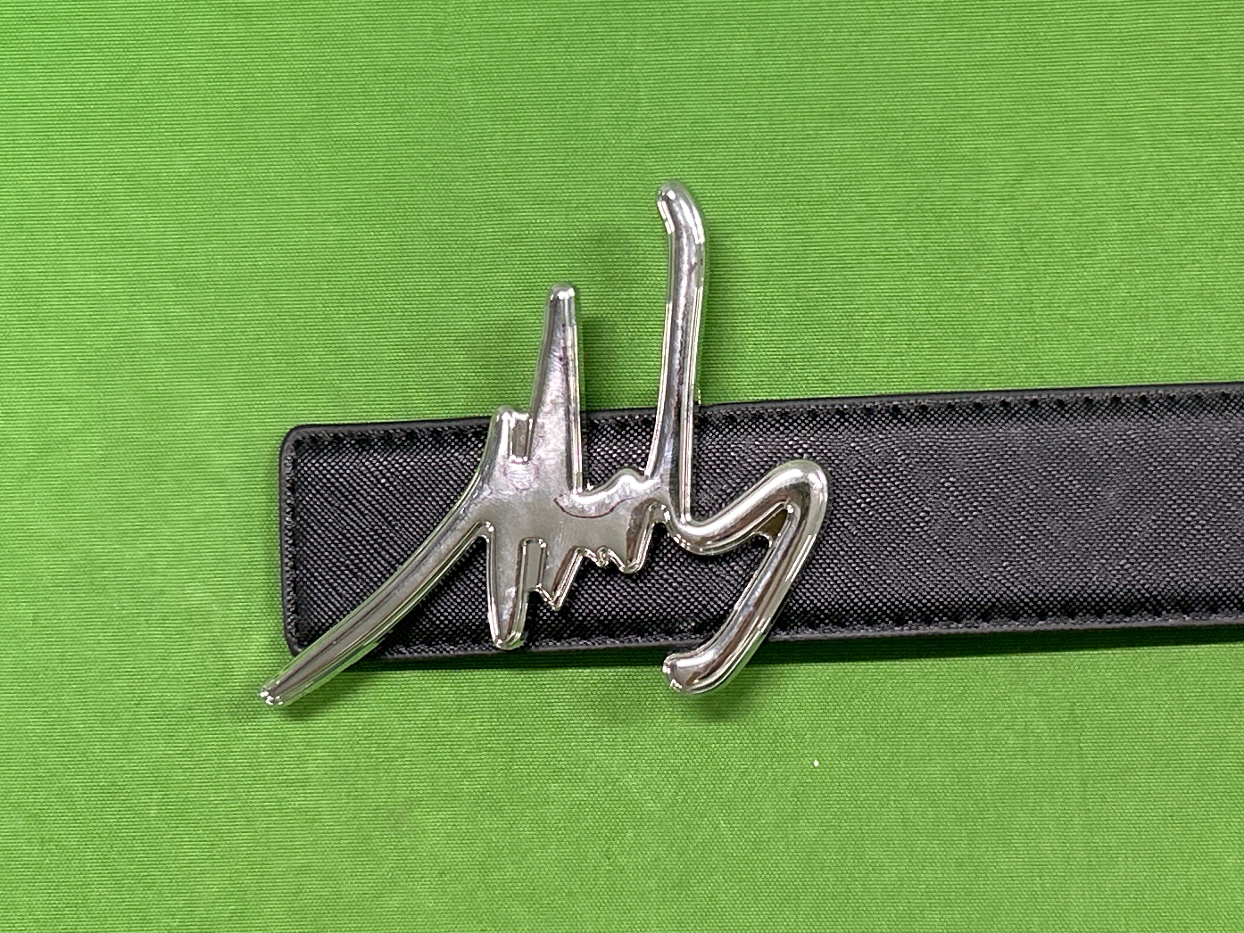 Foto QC 1 de Other Signature Buckle Belt Black