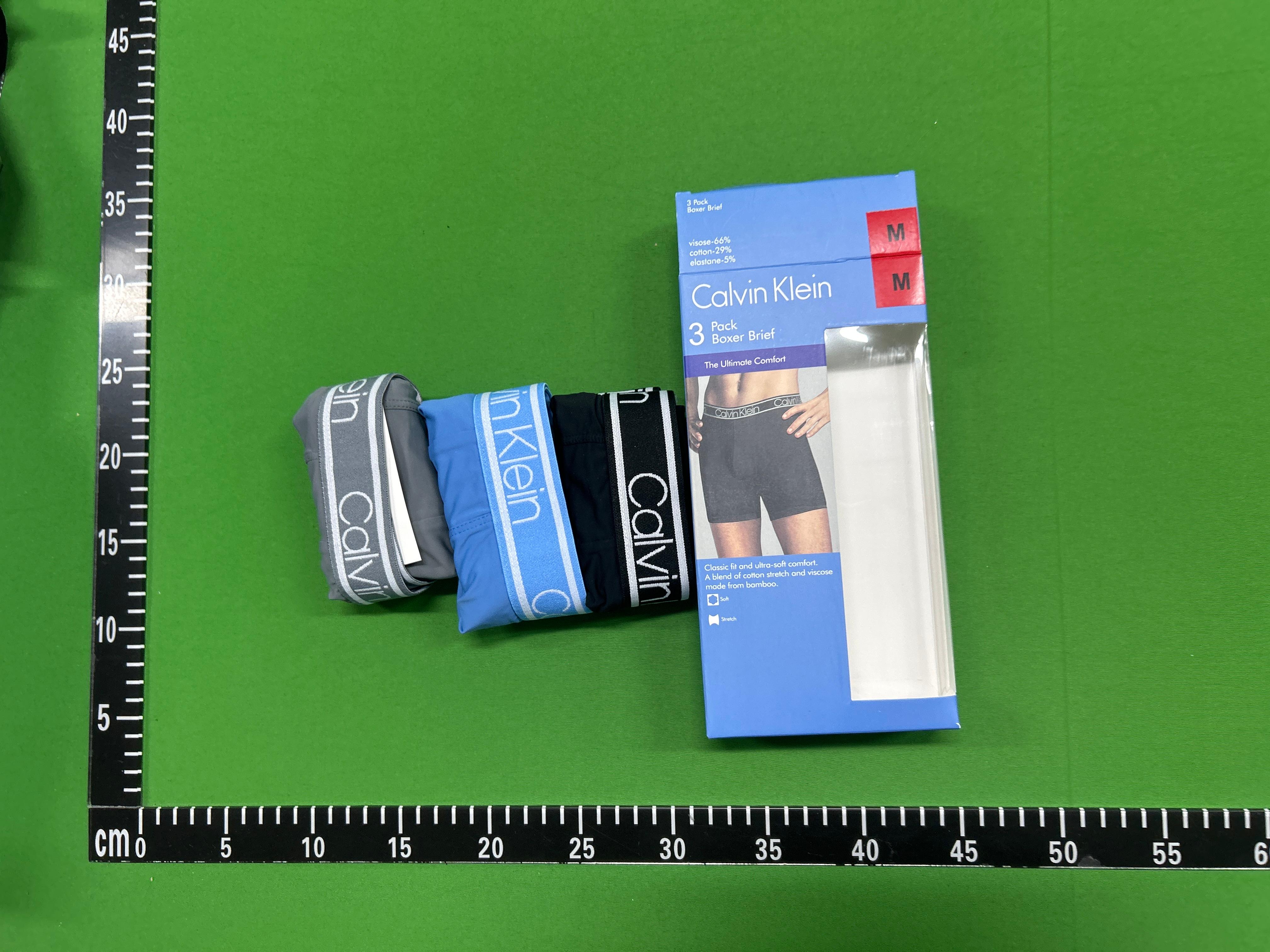Foto QC 7 de Calvin Klein Underwear Bamboo Viscose Boxer Briefs 3-Pack Black Grey Blue