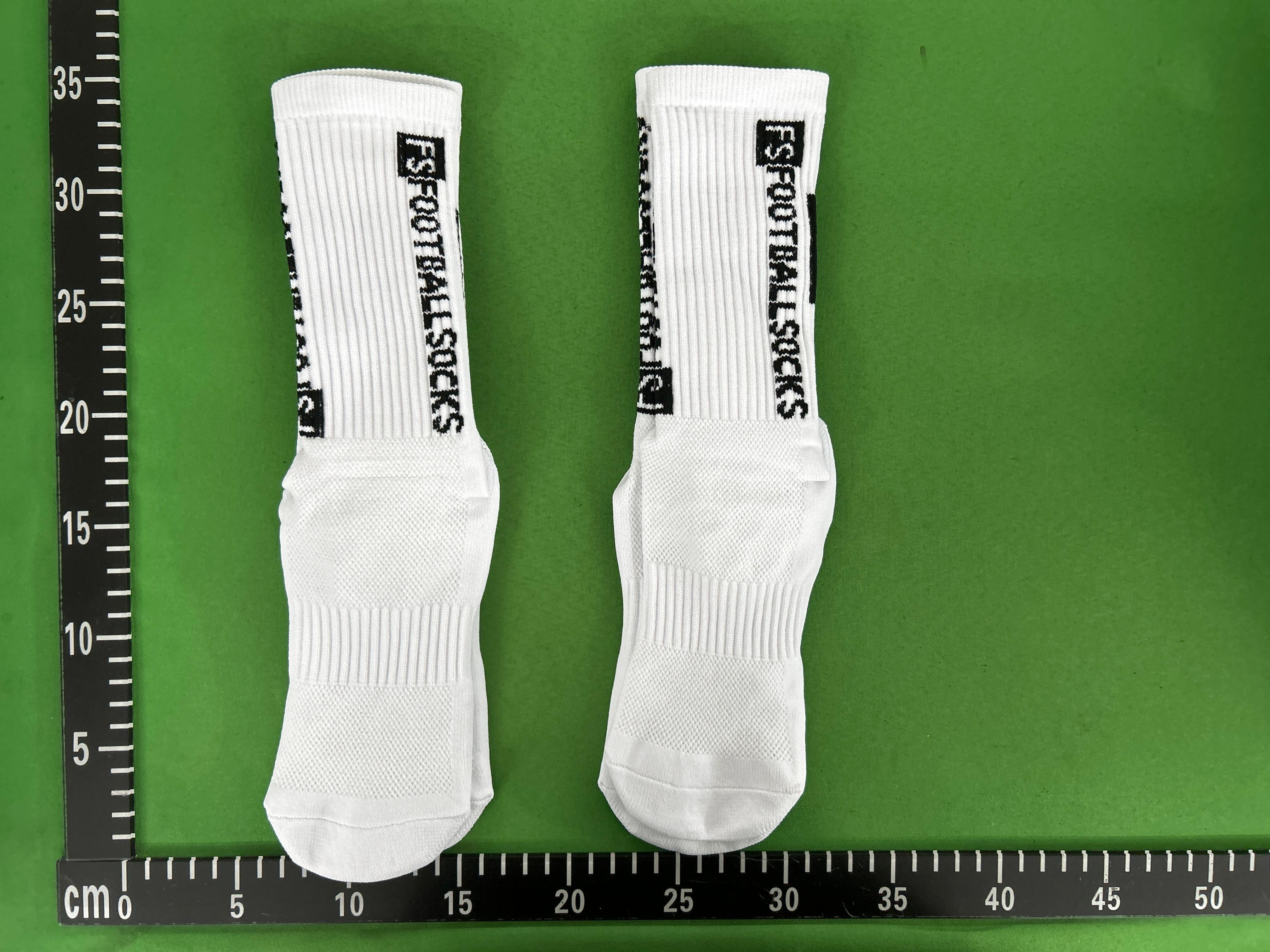 Foto QC 1 de FS Crew Socks Non-Slip Silicone Grips Grey