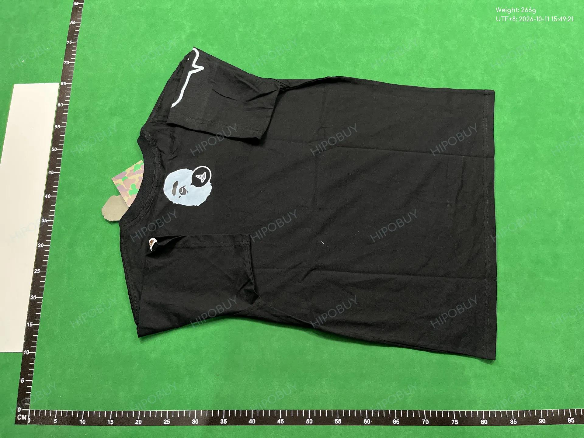 Foto QC 3 de BAPE Big Ape Head Outline T-shirt Black