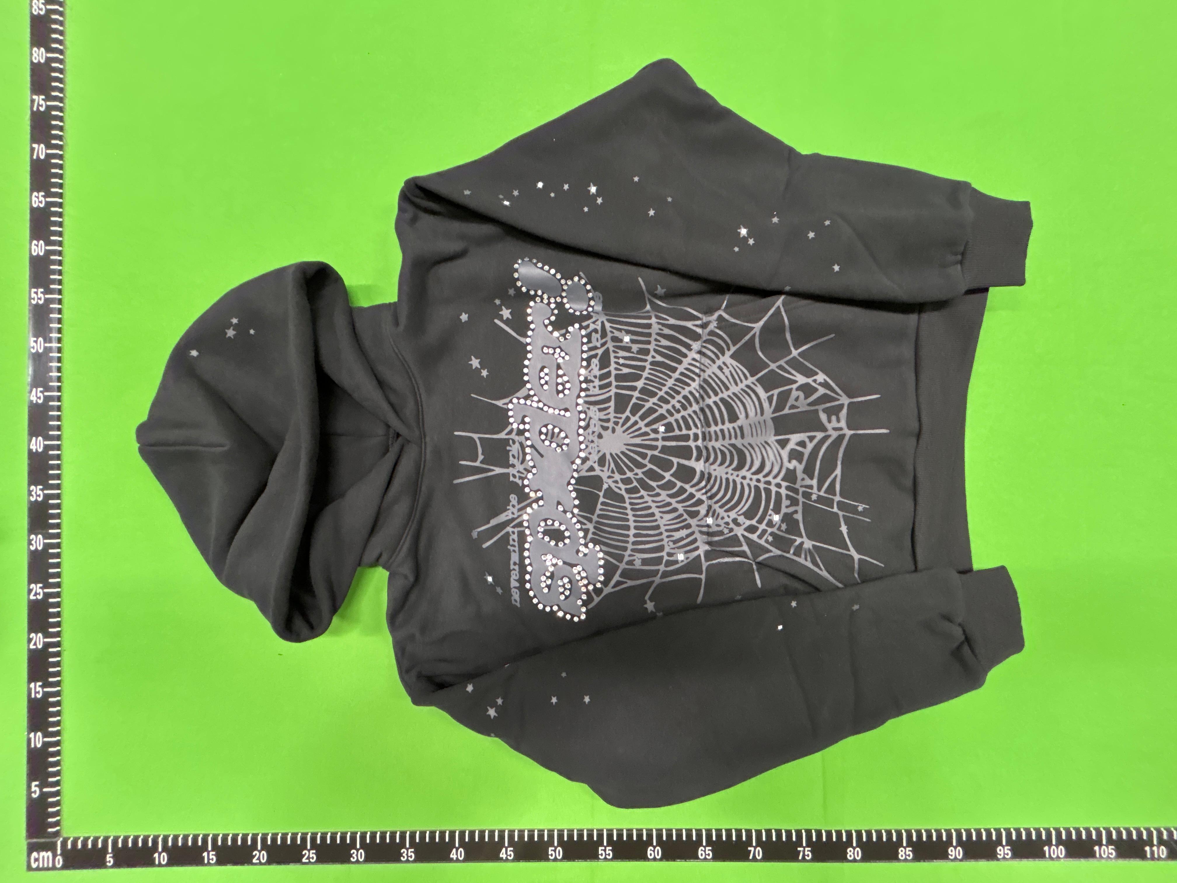 Foto QC 8 de Sp5der P*nk Hoodie Spider Web Black