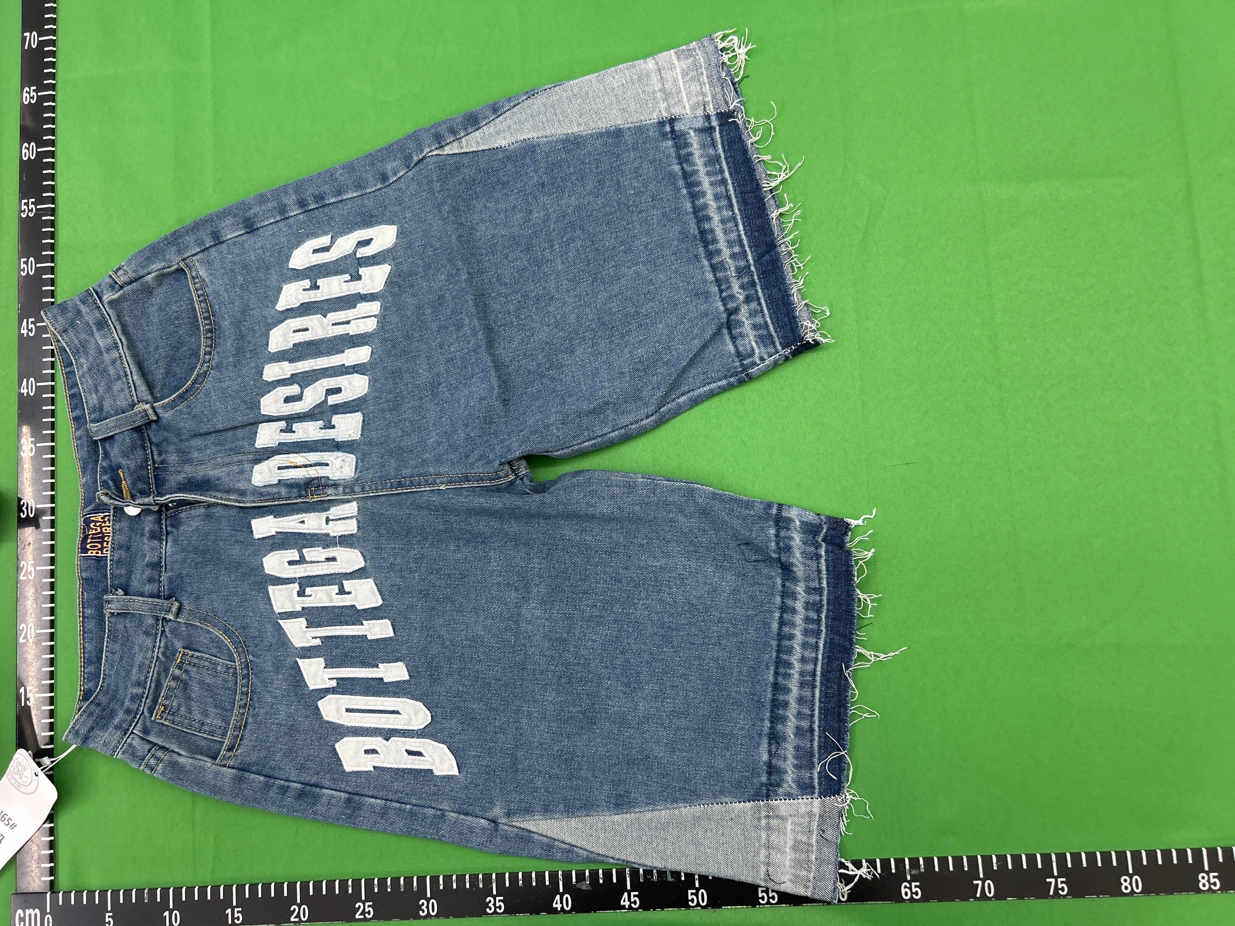 Foto QC 6 de Bottega Desires Denim Shorts Loose Blue