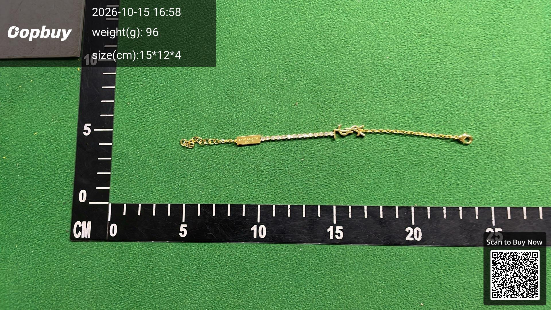 Foto QC 7 de Saint Laurent Opyum Bracelet Metal Gold
