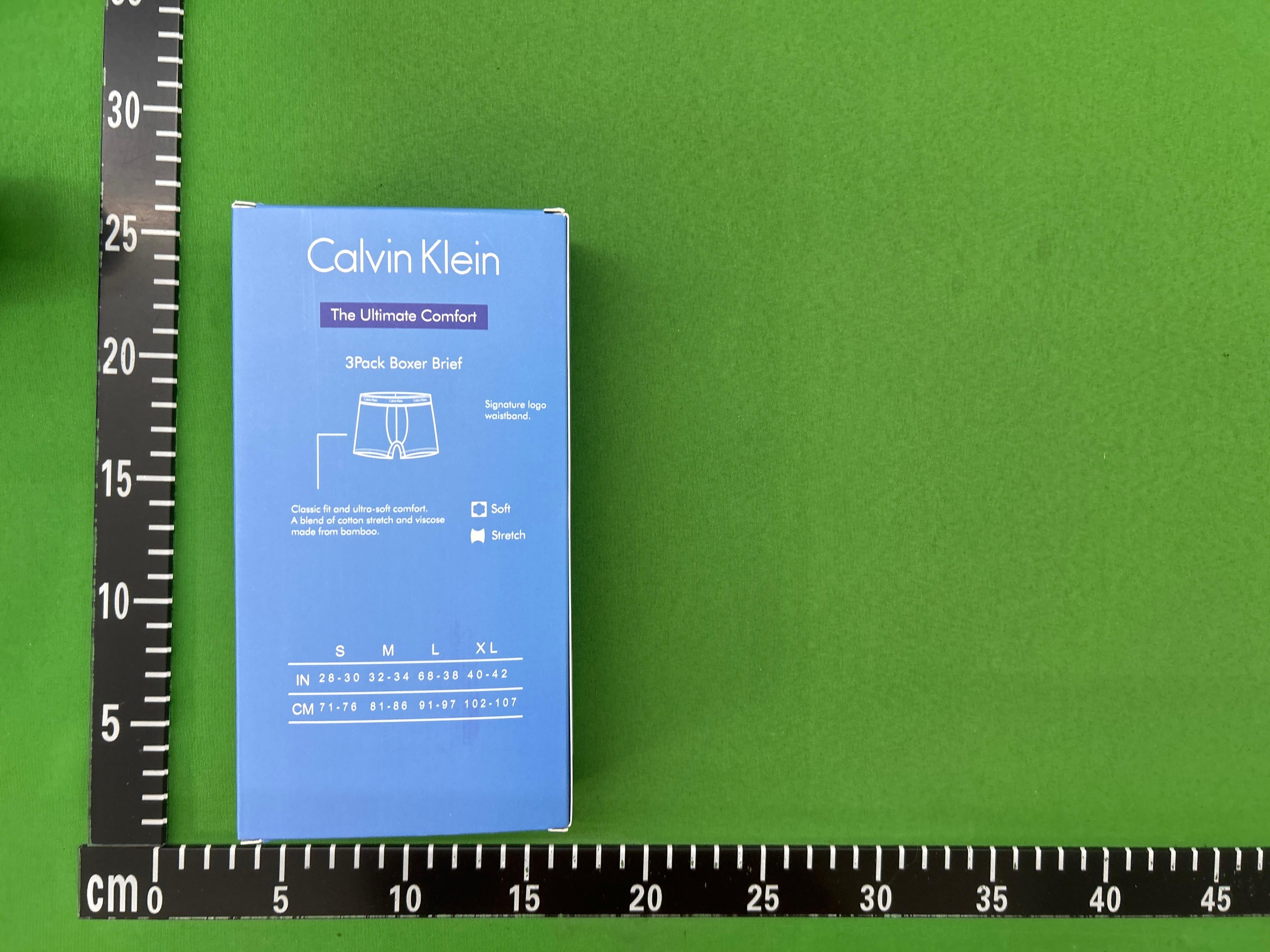 Foto QC 2 de Calvin Klein Underwear Bamboo Viscose Boxer Briefs 3-Pack Black Grey Blue