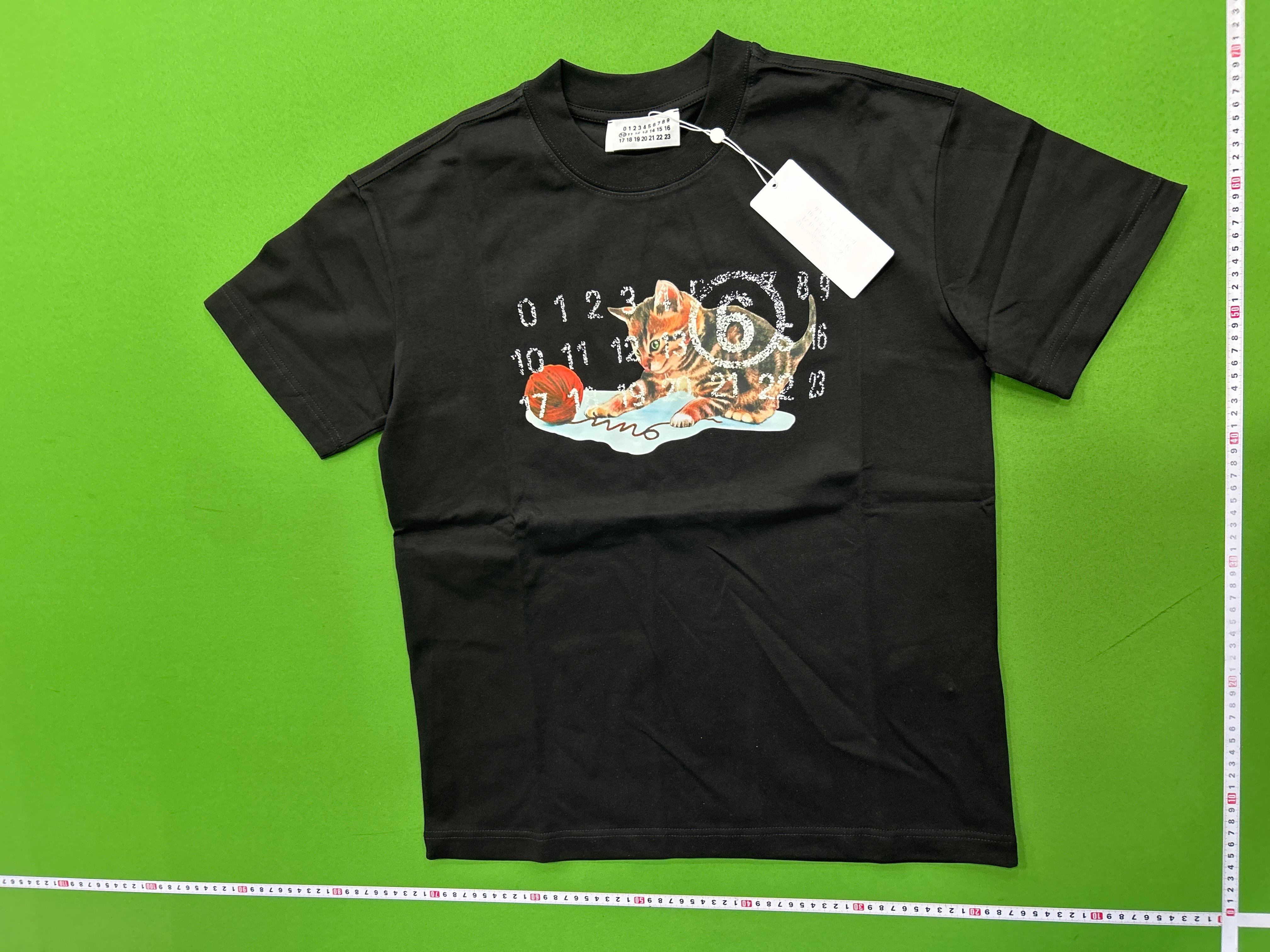 Foto QC 6 de Maison Margiela T-shirt Numeric Logo Pixel Print Black