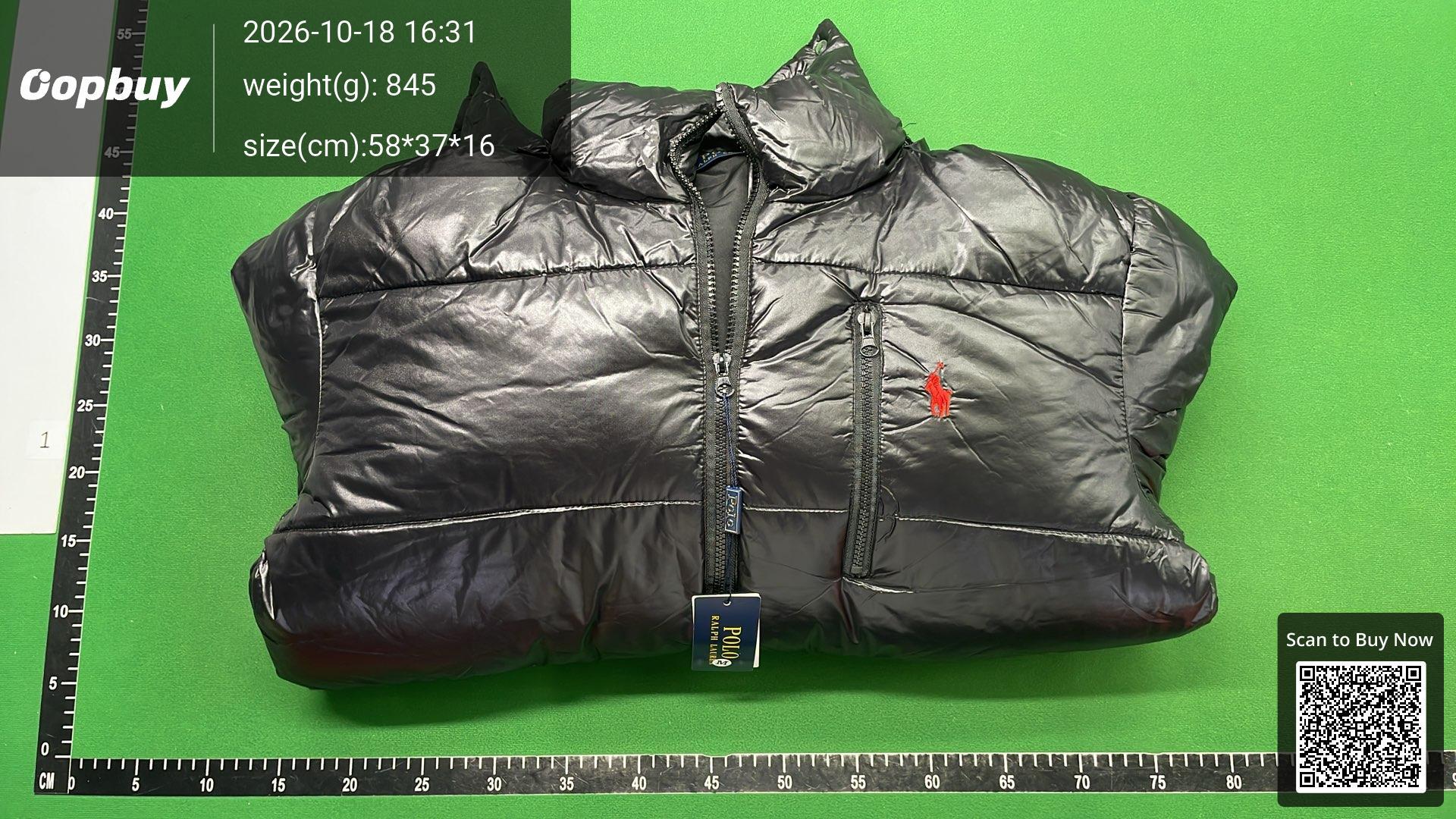 Foto QC 8 de Polo Ralph Lauren Down Jacket Hooded Black