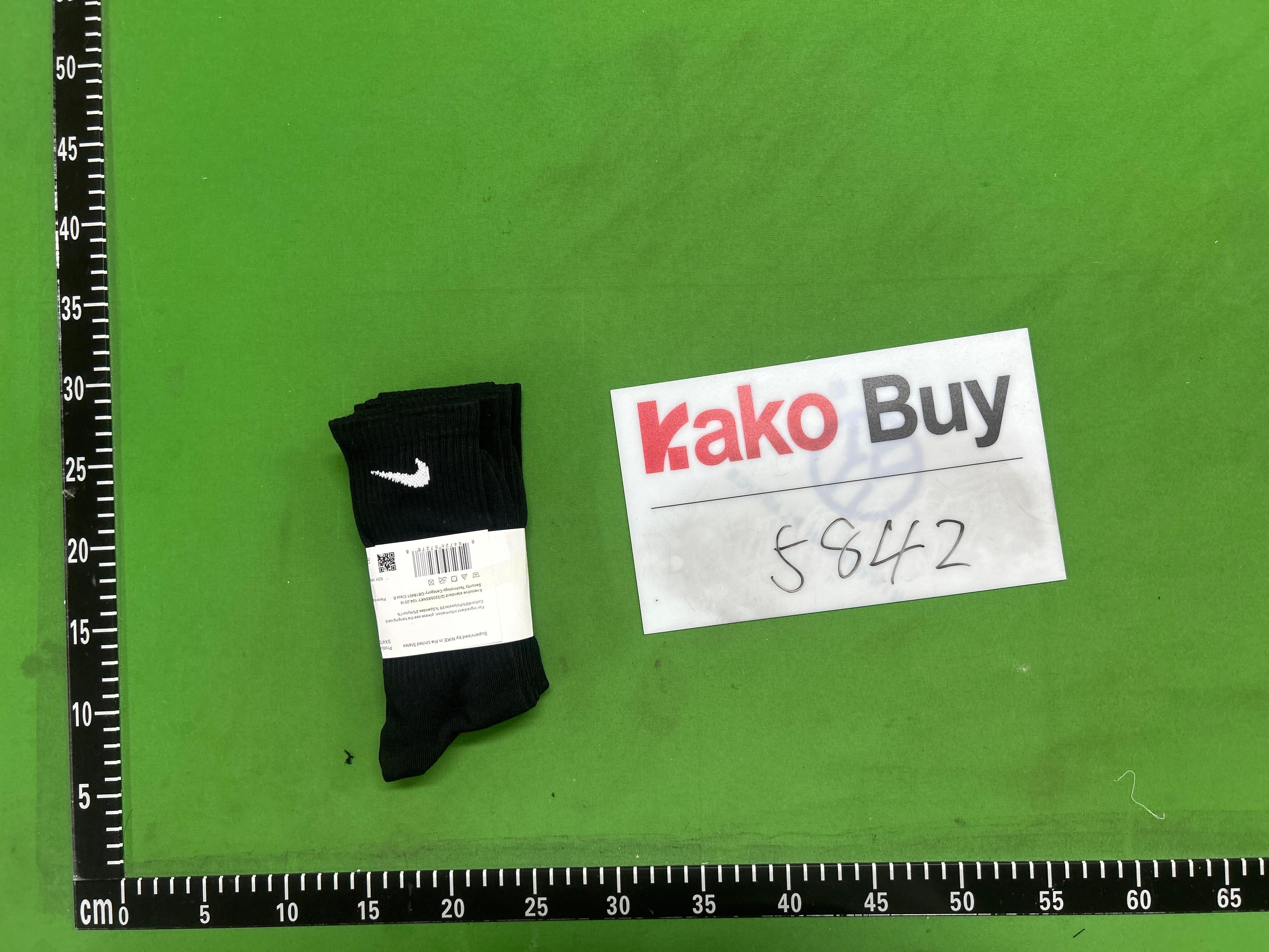Foto QC 1 de Unbranded Crew Socks Cushioned Black