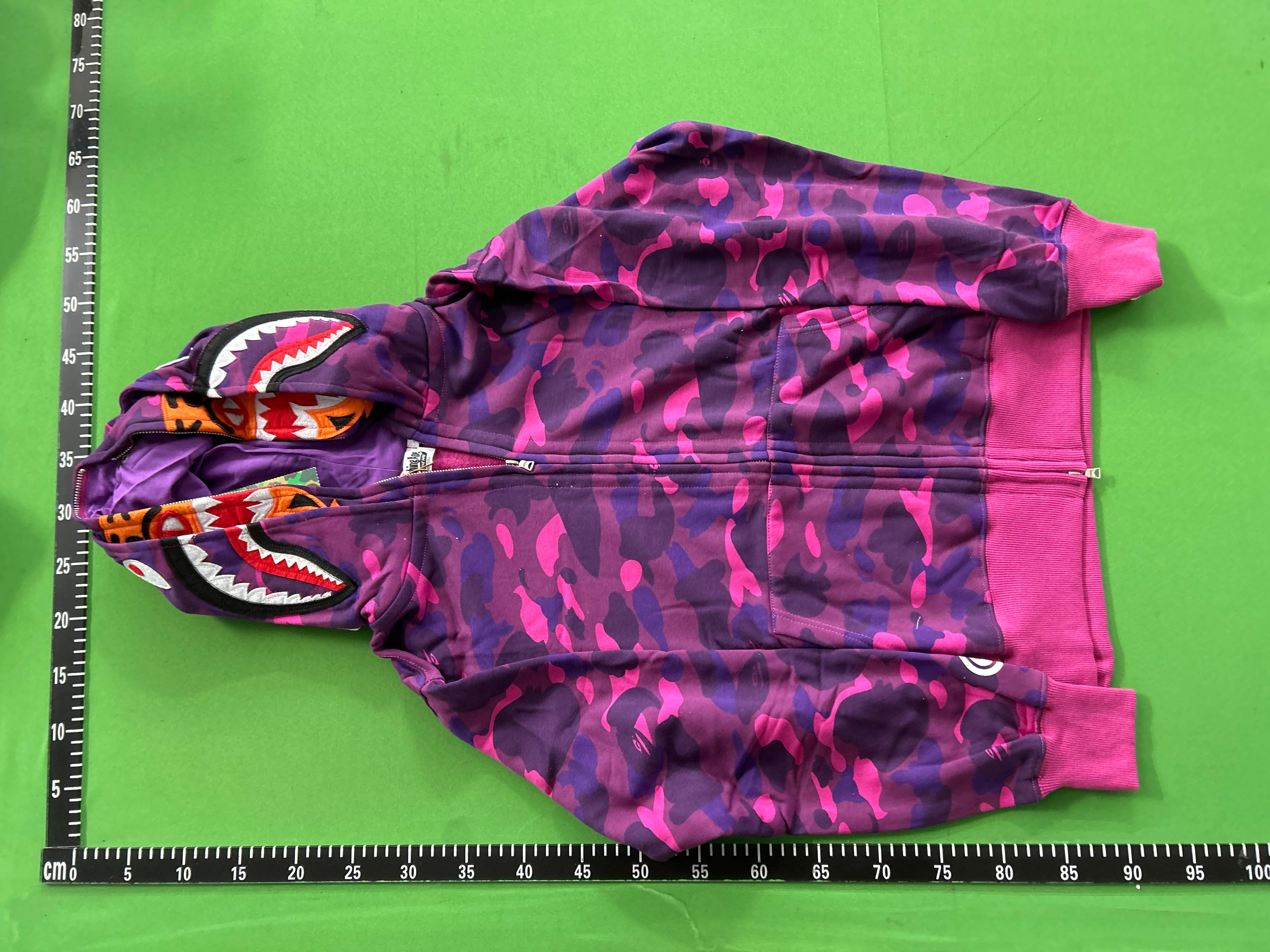 Foto QC 7 de BAPE Space Camo Shark Full Zip Hoodie Jacket Black