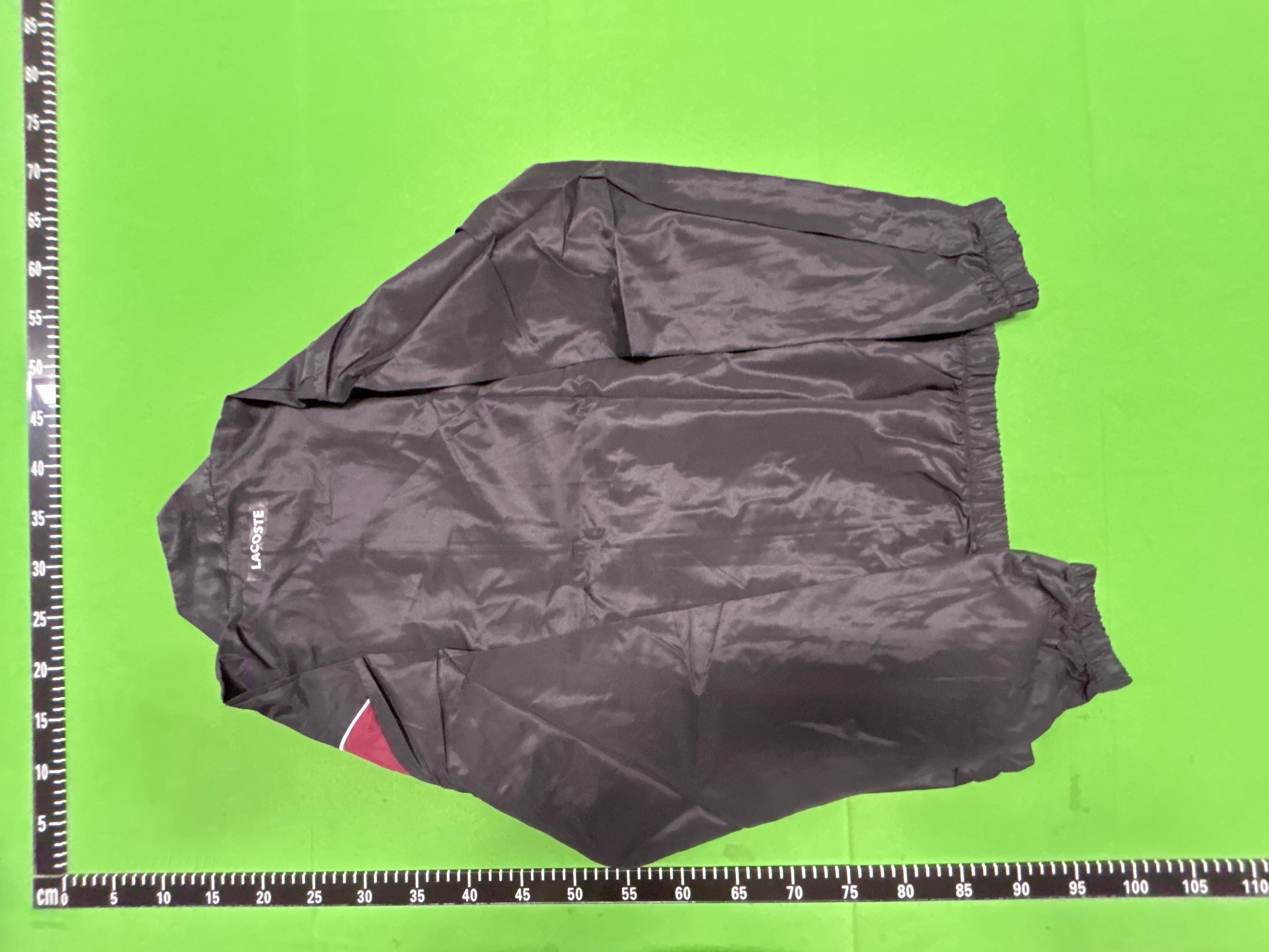 Foto QC 4 de Lacoste Sport Windbreaker Jacket Colorblock Checkered Black