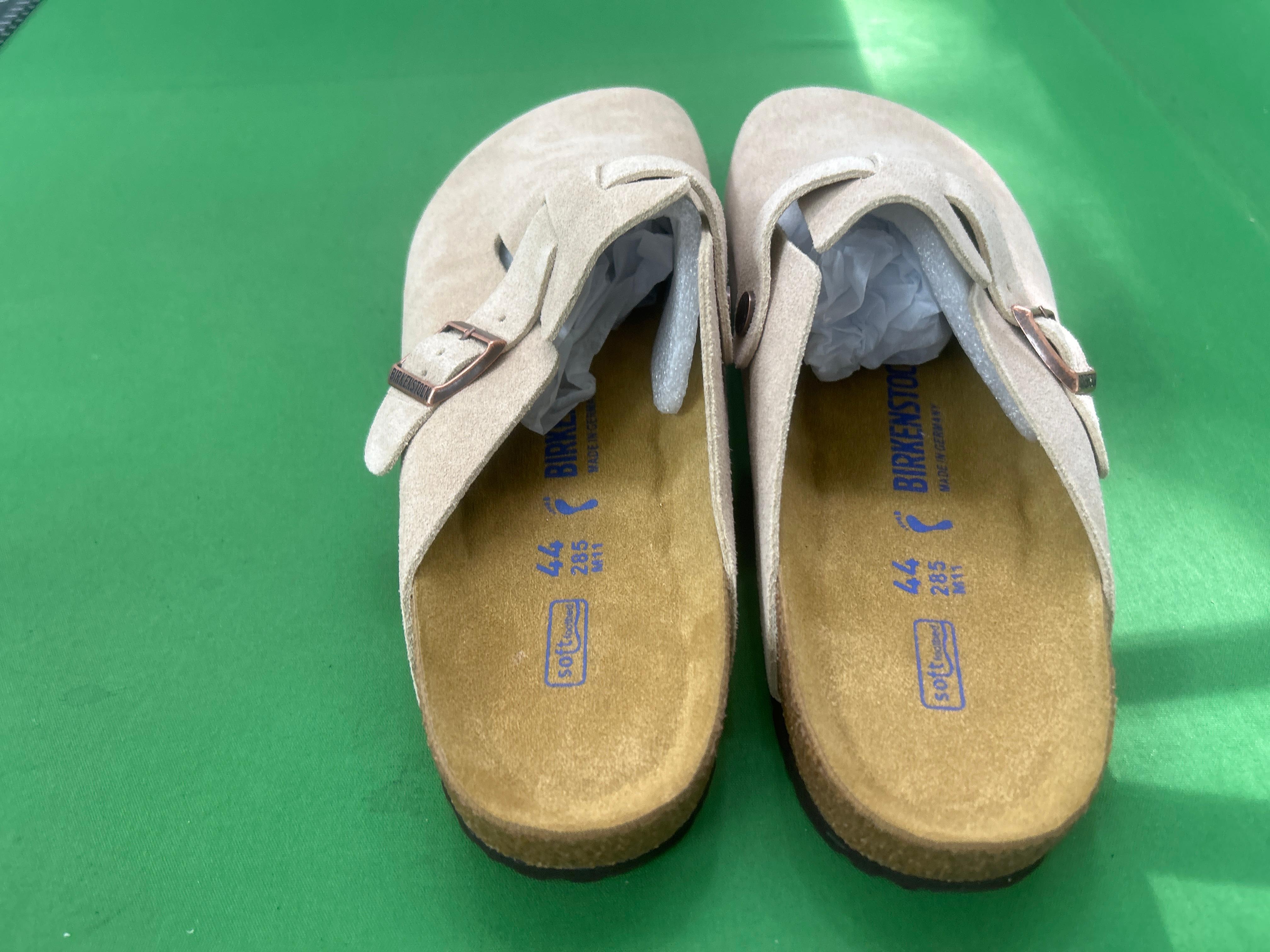 Foto QC 3 de Birkenstock Boston Suede Leather Soft Footbed Navy