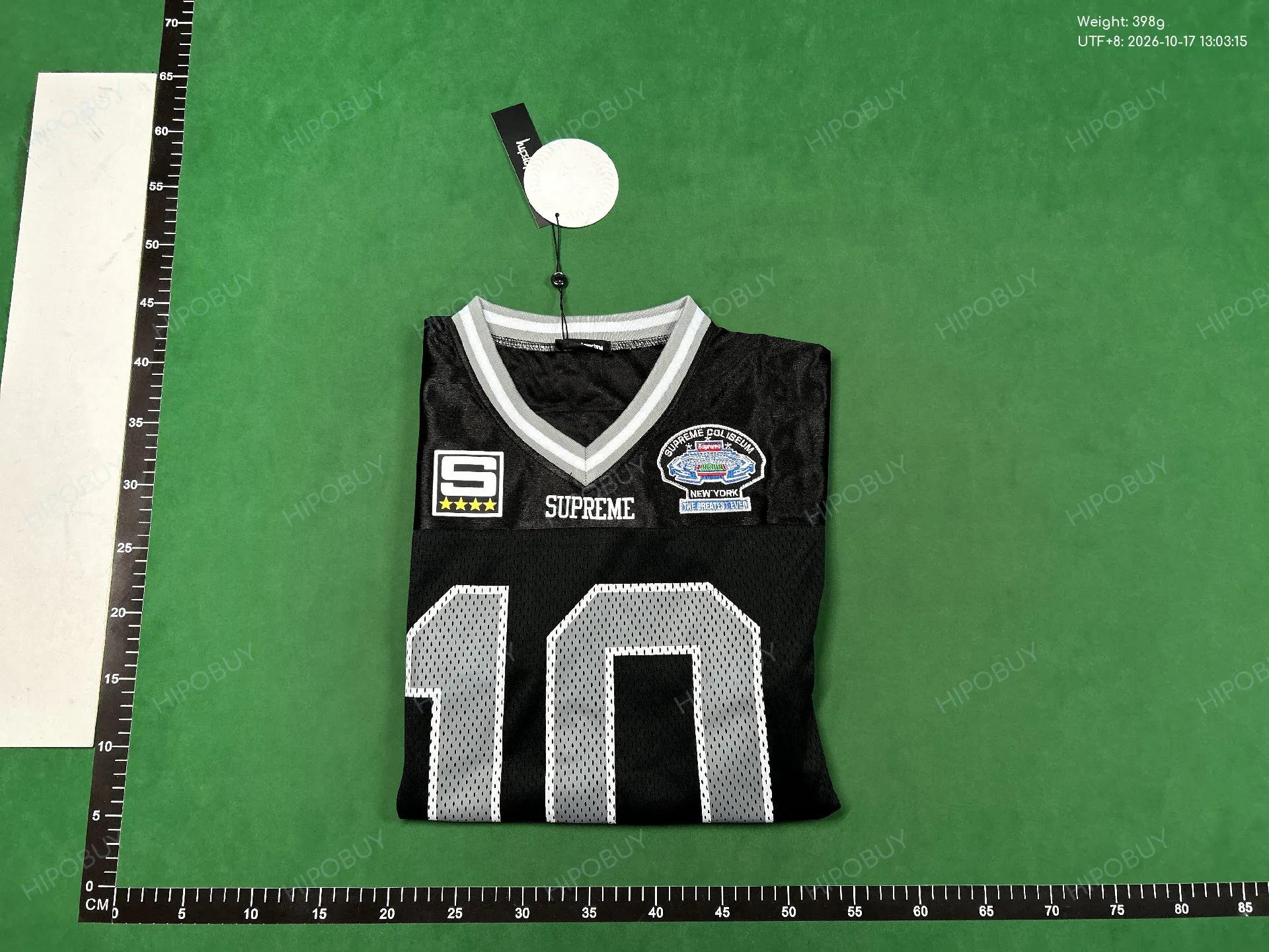 Foto QC 8 de Supreme Banknote Football Jersey Red