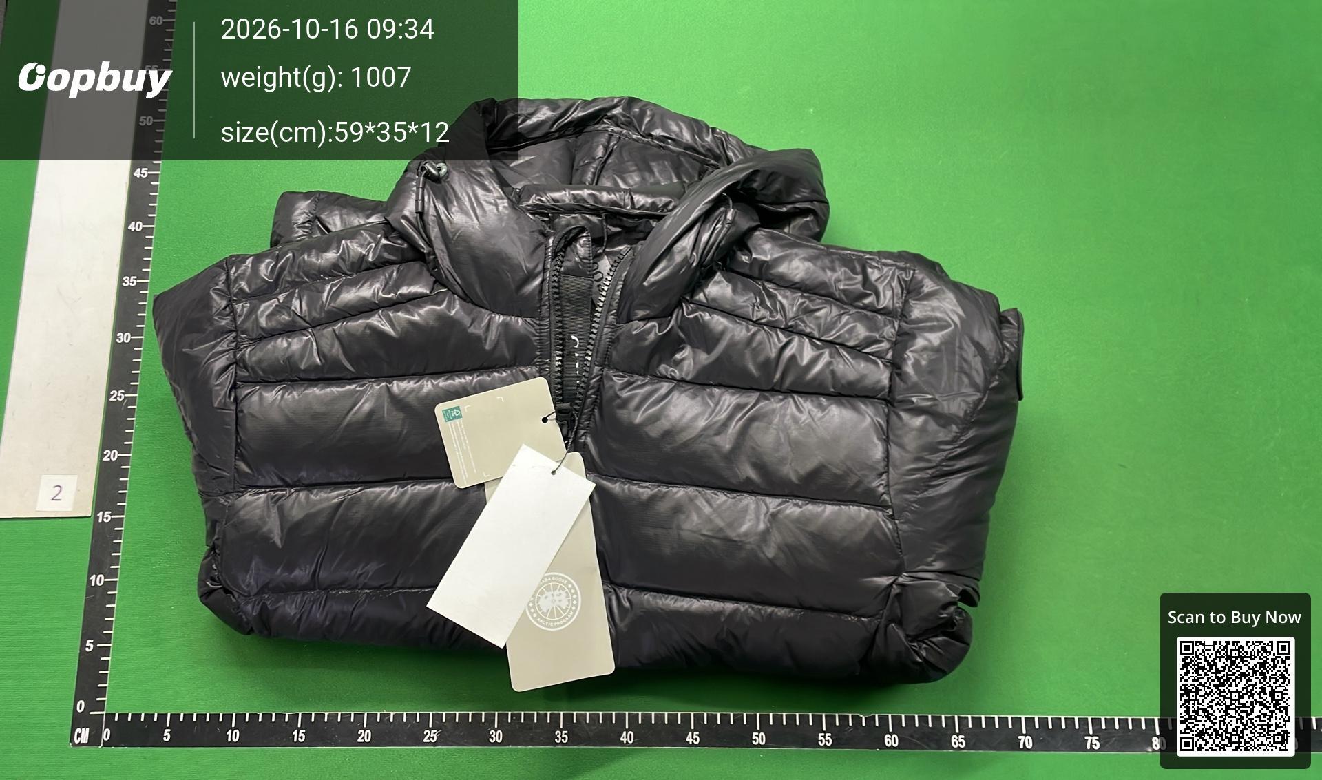 Foto QC 8 de Canada Goose Crofton Hooded Down Jacket Black Label Black