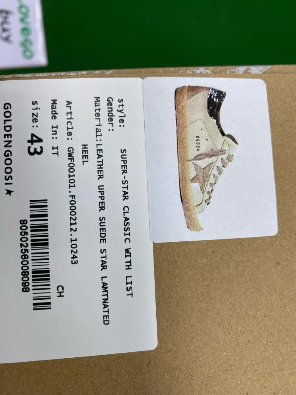 Foto QC 3 de Golden Goose Super-Star Low White Red Black