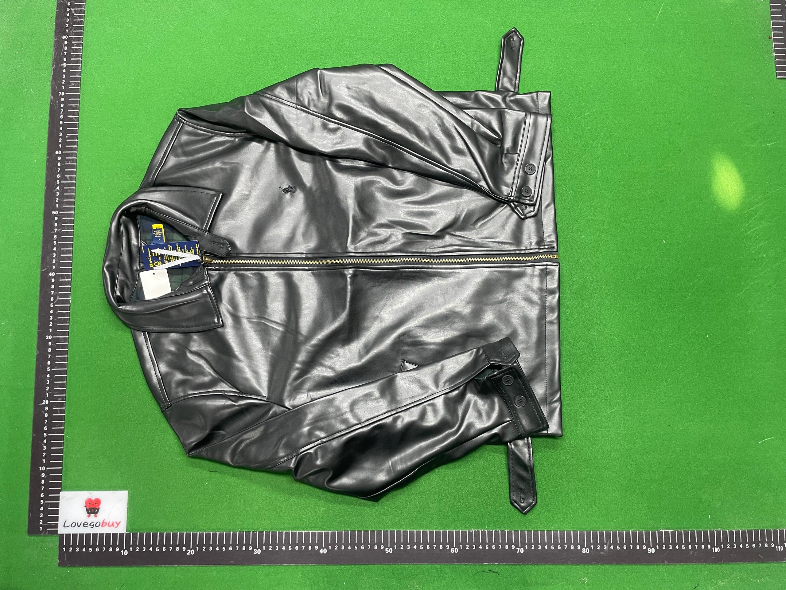 Foto QC 1 de Polo Ralph Lauren Leather Jacket Black