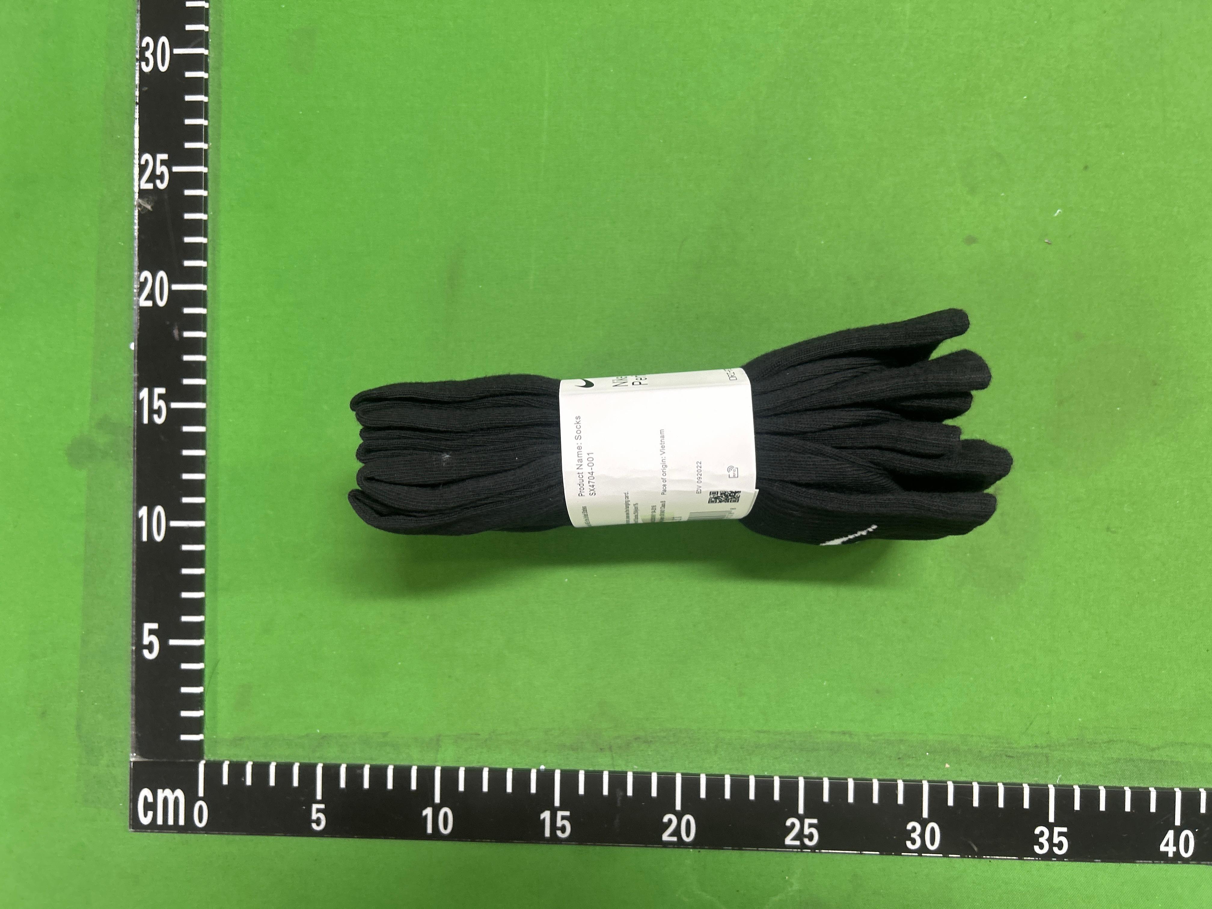 Foto QC 6 de Unbranded Crew Socks Cushioned Black