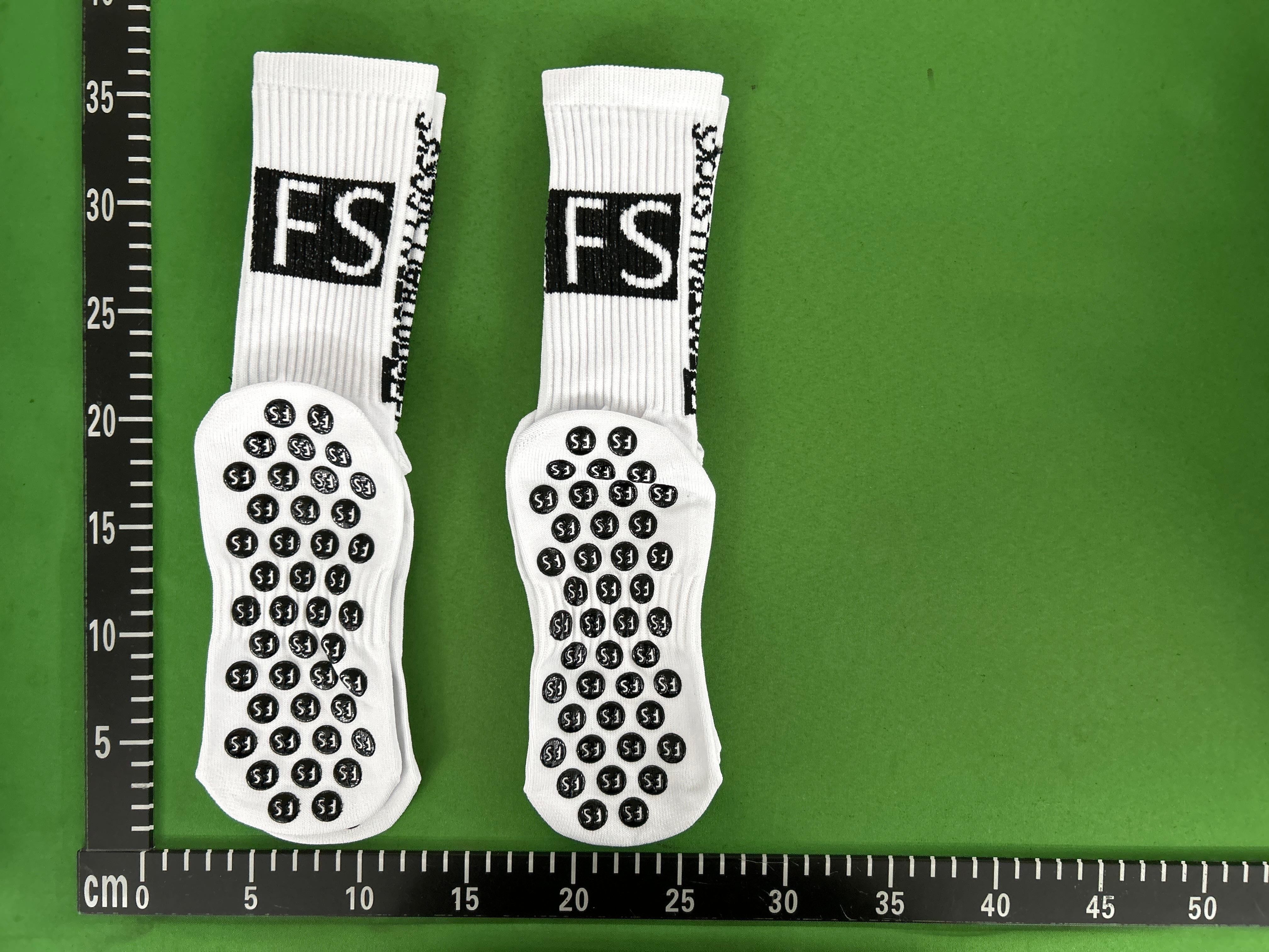 Foto QC 2 de FS Crew Socks Non-Slip Silicone Grips Grey