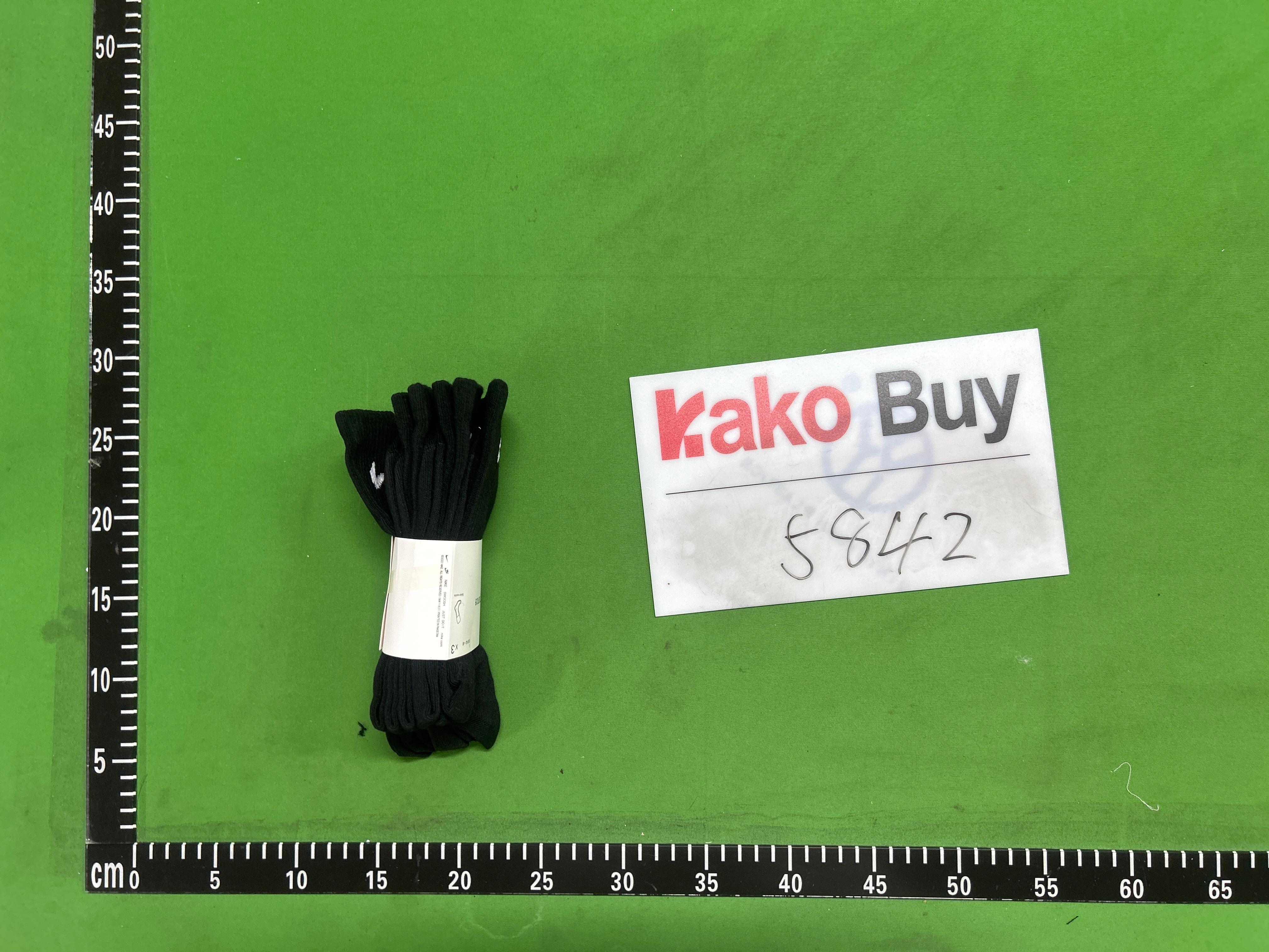 Foto QC 2 de Unbranded Crew Socks Cushioned Black