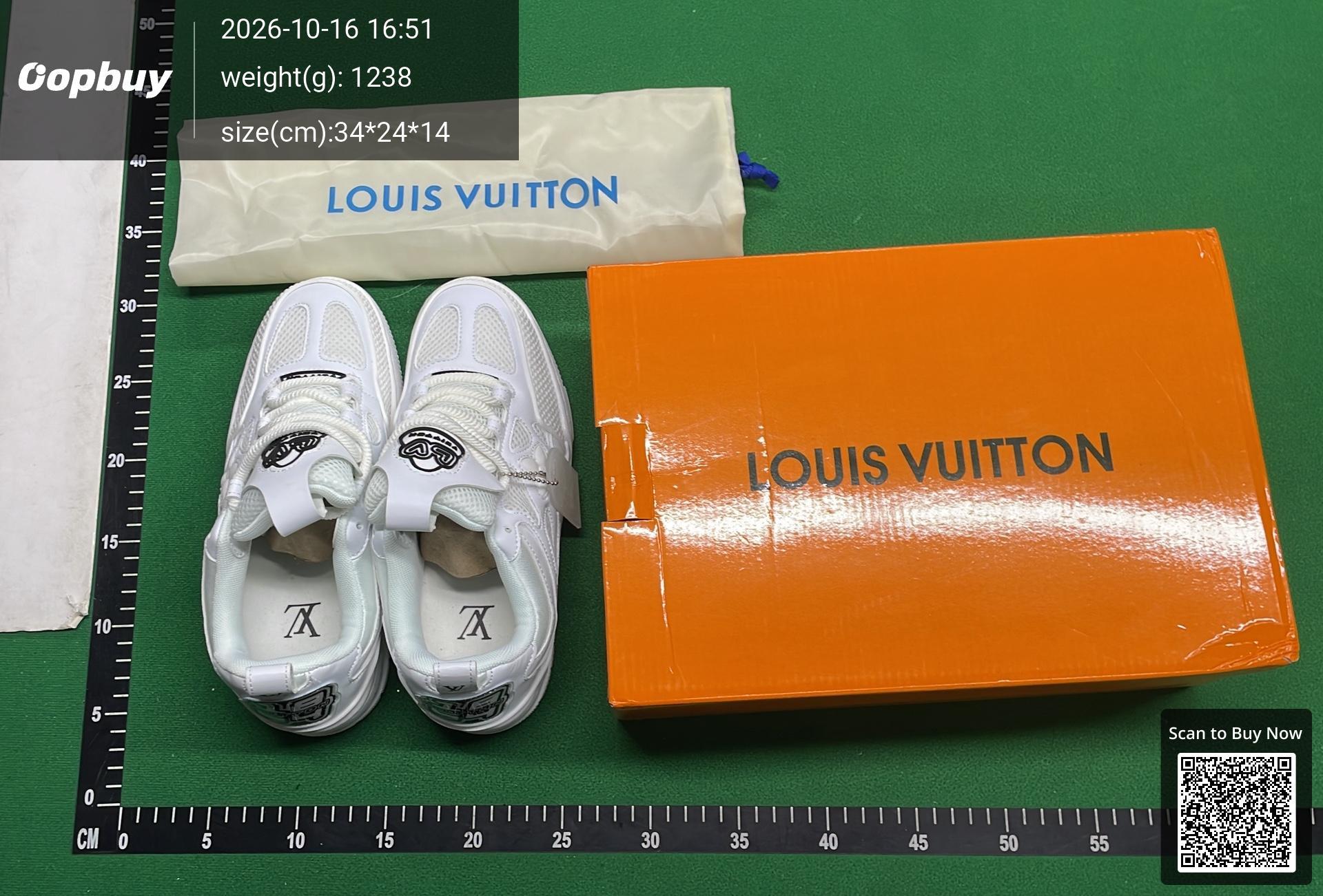 Foto QC 1 de Louis Vuitton LV Skate Low Beige White 1AARQH