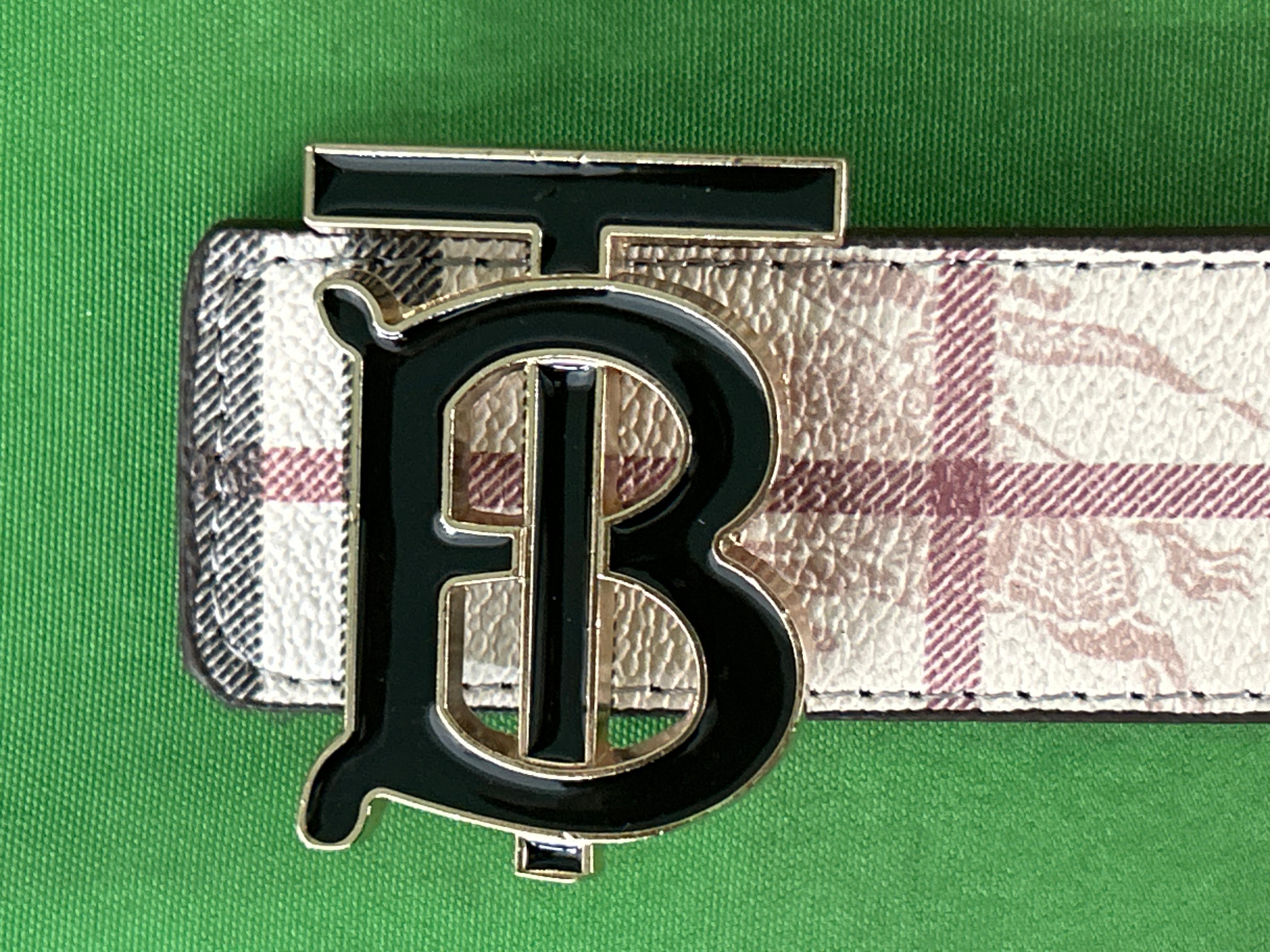 Foto QC 6 de Burberry TB Monogram Belt Vintage Check