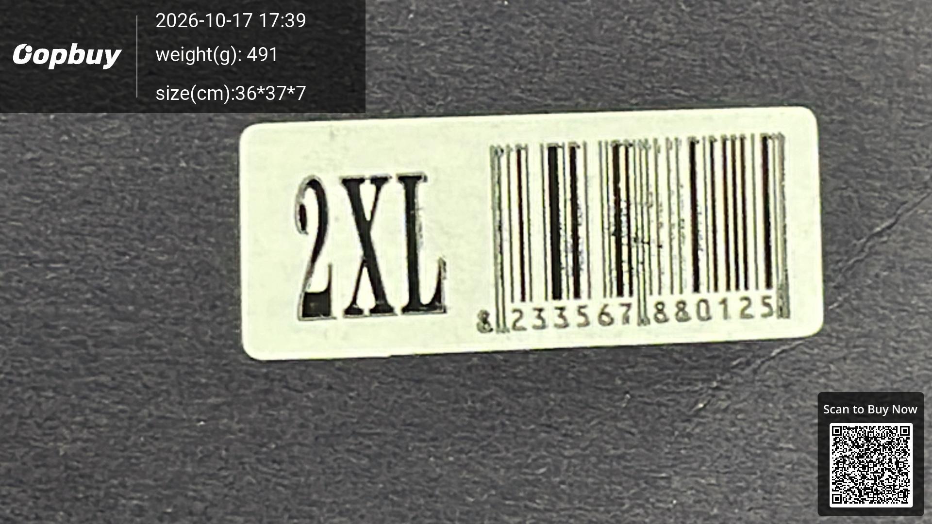 Foto QC 1 de Louis Vuitton Damier Windbreaker Jacket Marque L. Vuitton Deposee Black