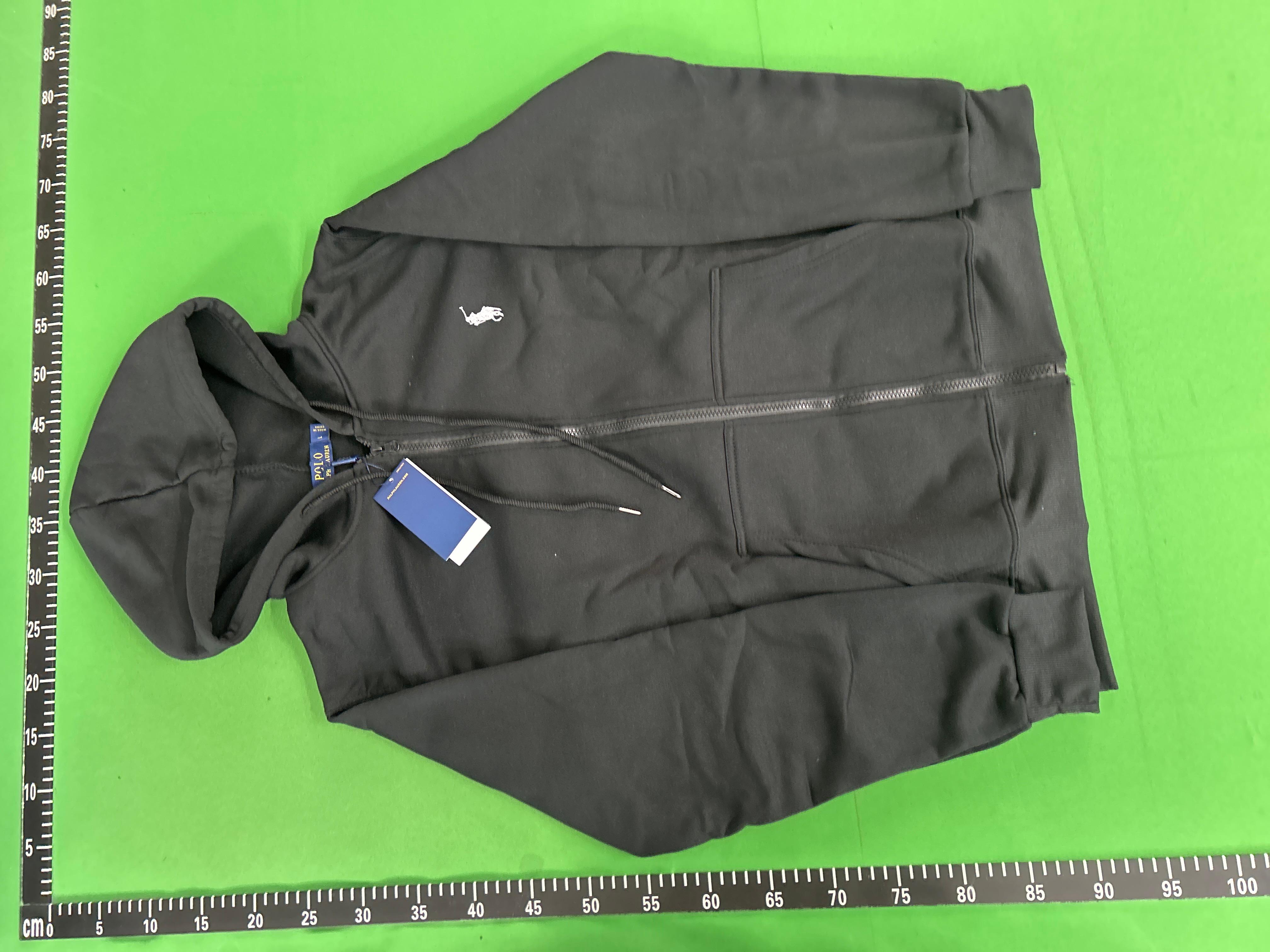 Foto QC 6 de Polo Ralph Lauren Zip Sweater Double-Knit Hoodie Polo Black
