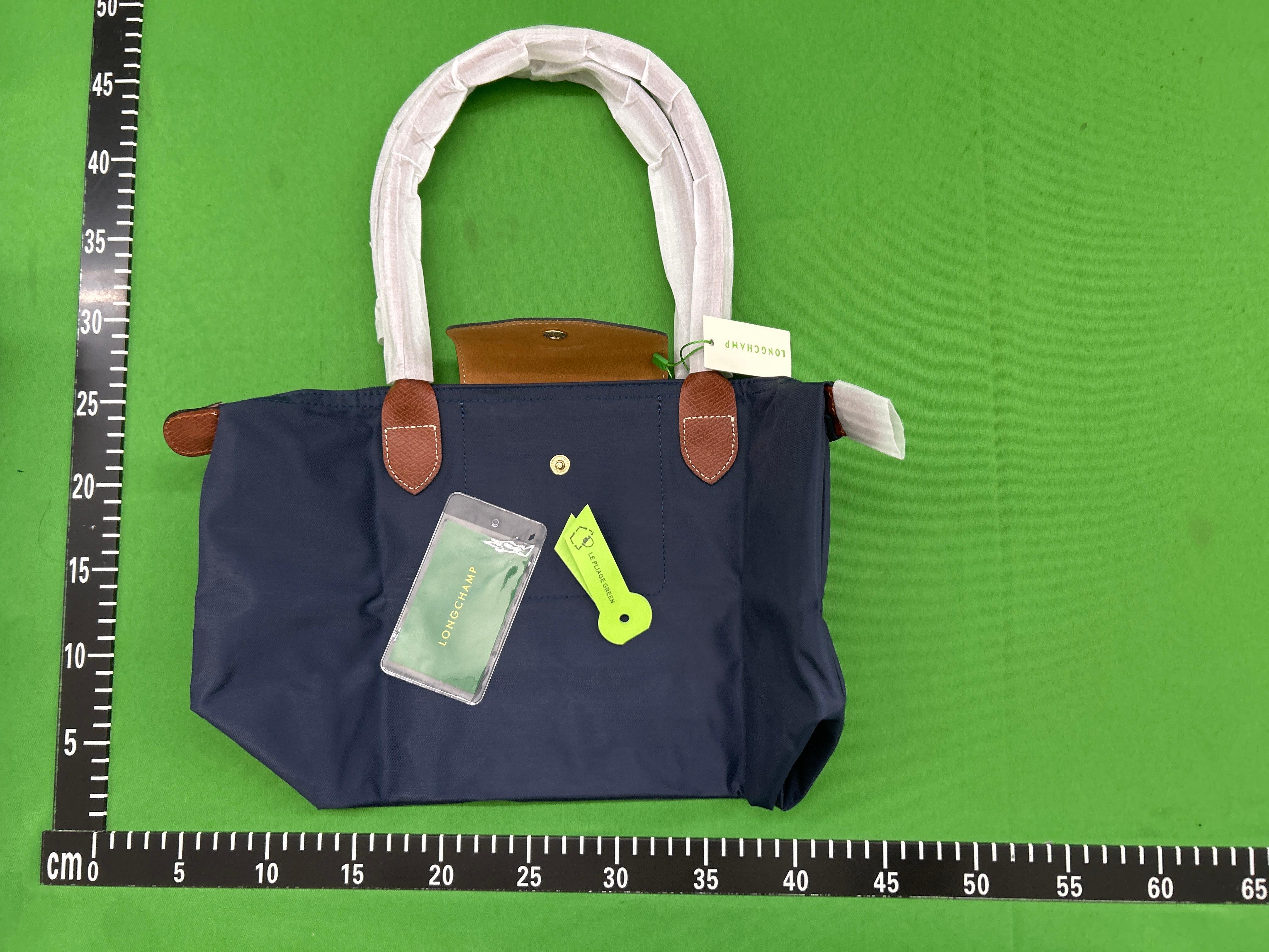 Foto QC 1 de Longchamp Le Pliage Tote Bag Blue Leather