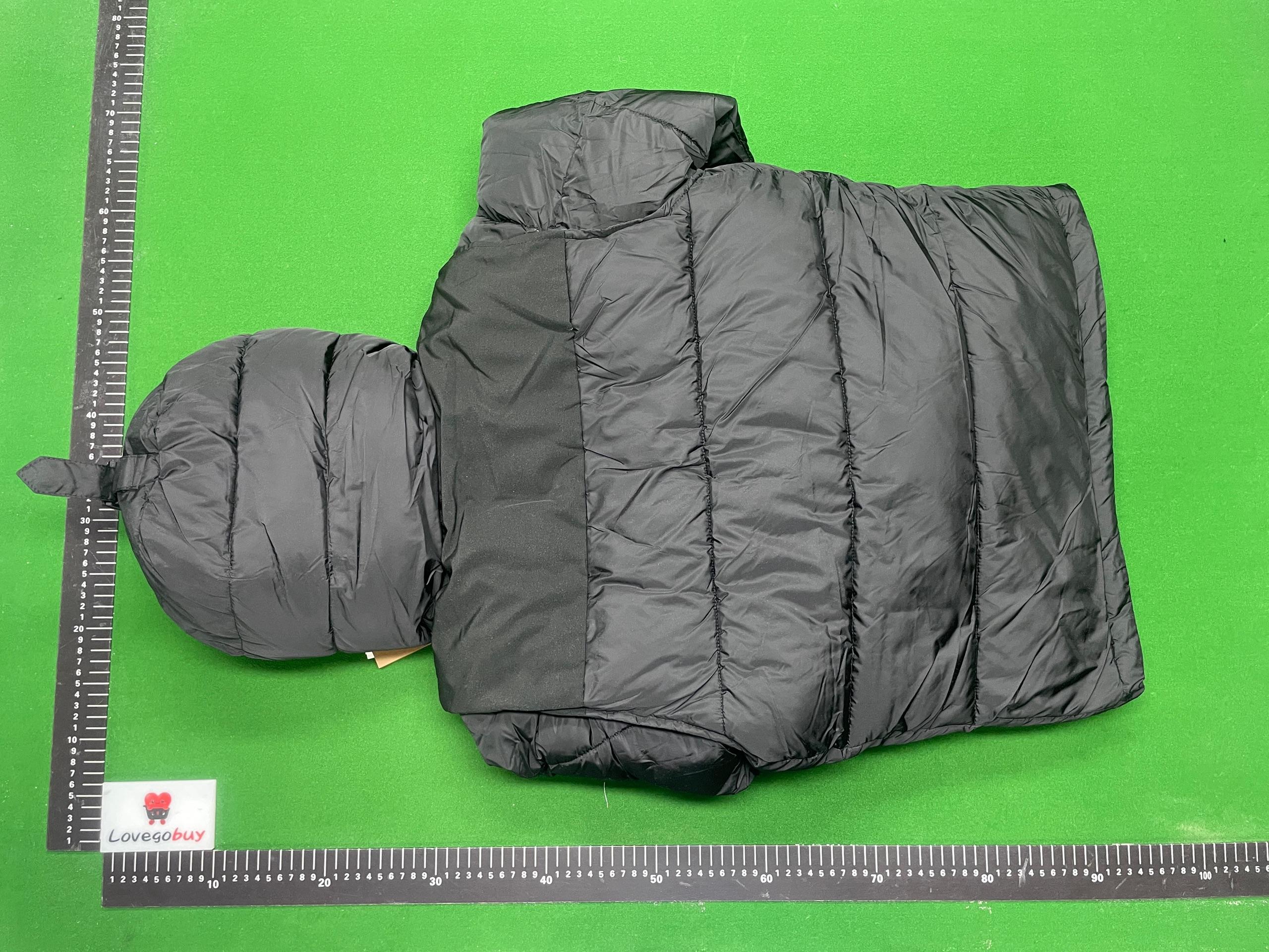 Foto QC 2 de Burberry Puffer Jacket Detachable Hood Check Lining Black