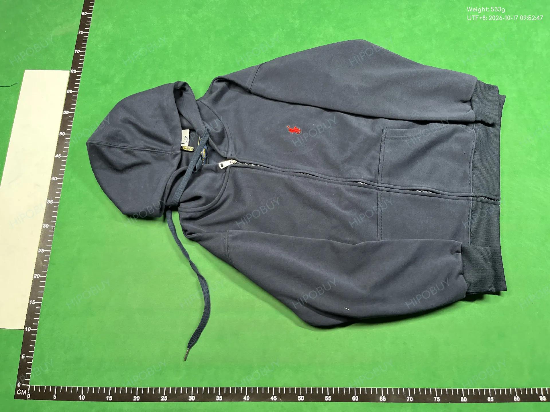 Foto QC 6 de Polo Ralph Lauren Hoodie Jacket Full-Zip Heather Grey