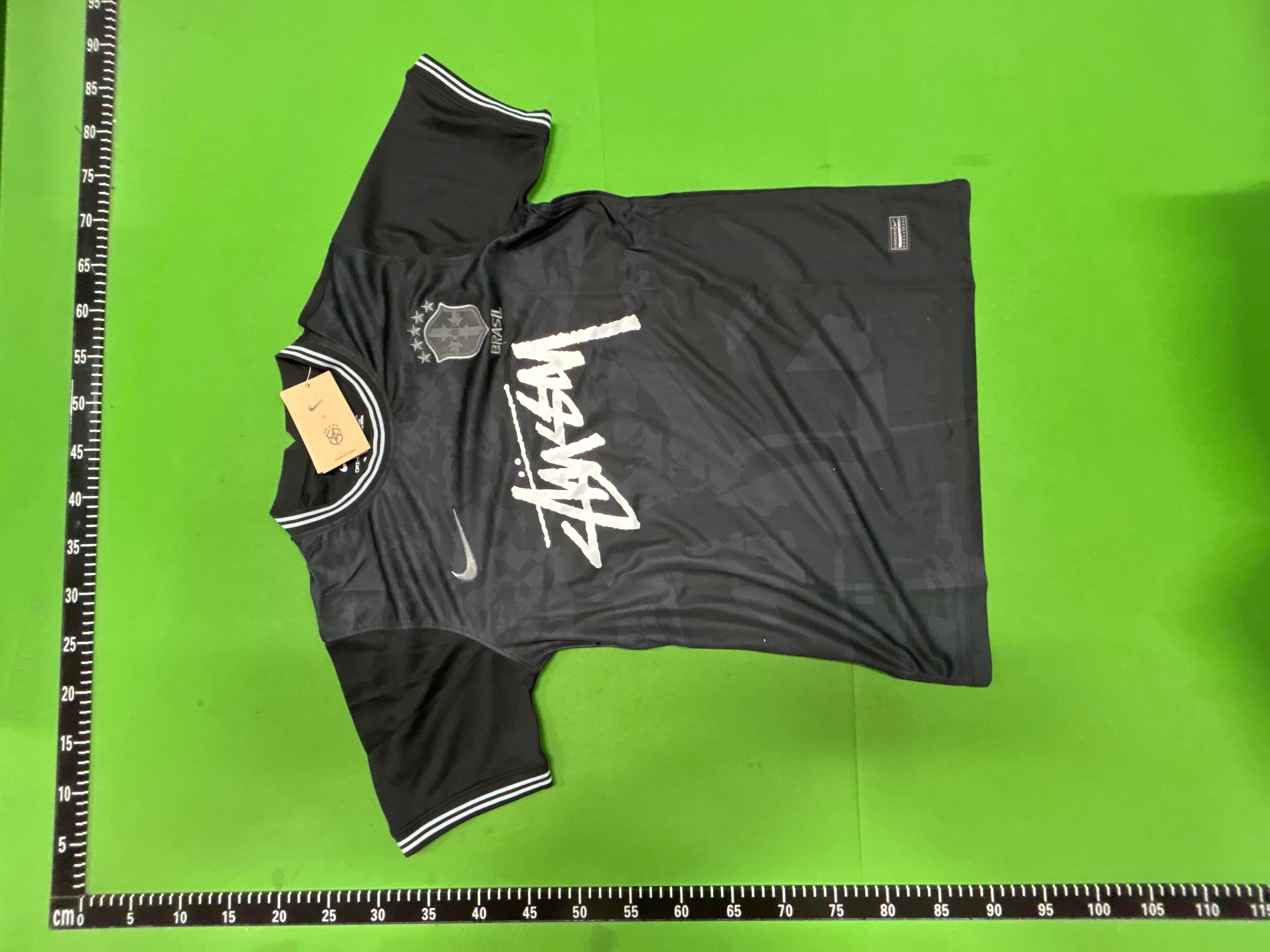 Foto QC 4 de Stussy x Nike x Brazil Soccer Jersey Black