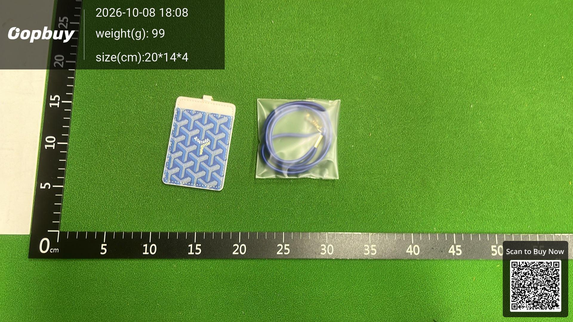 Foto QC 3 de Goyard Lanyard Green