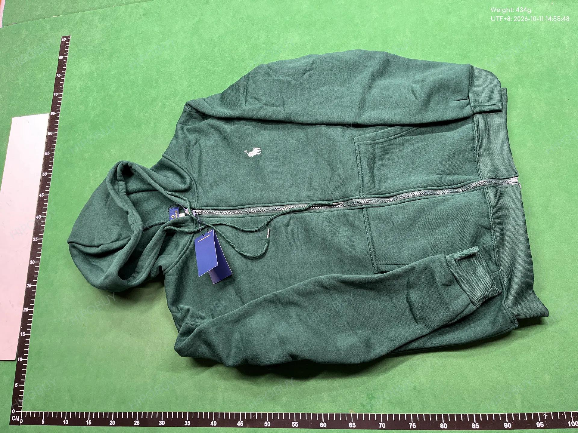 Foto QC 7 de Polo Ralph Lauren Hooded Zip Sweater Grey
