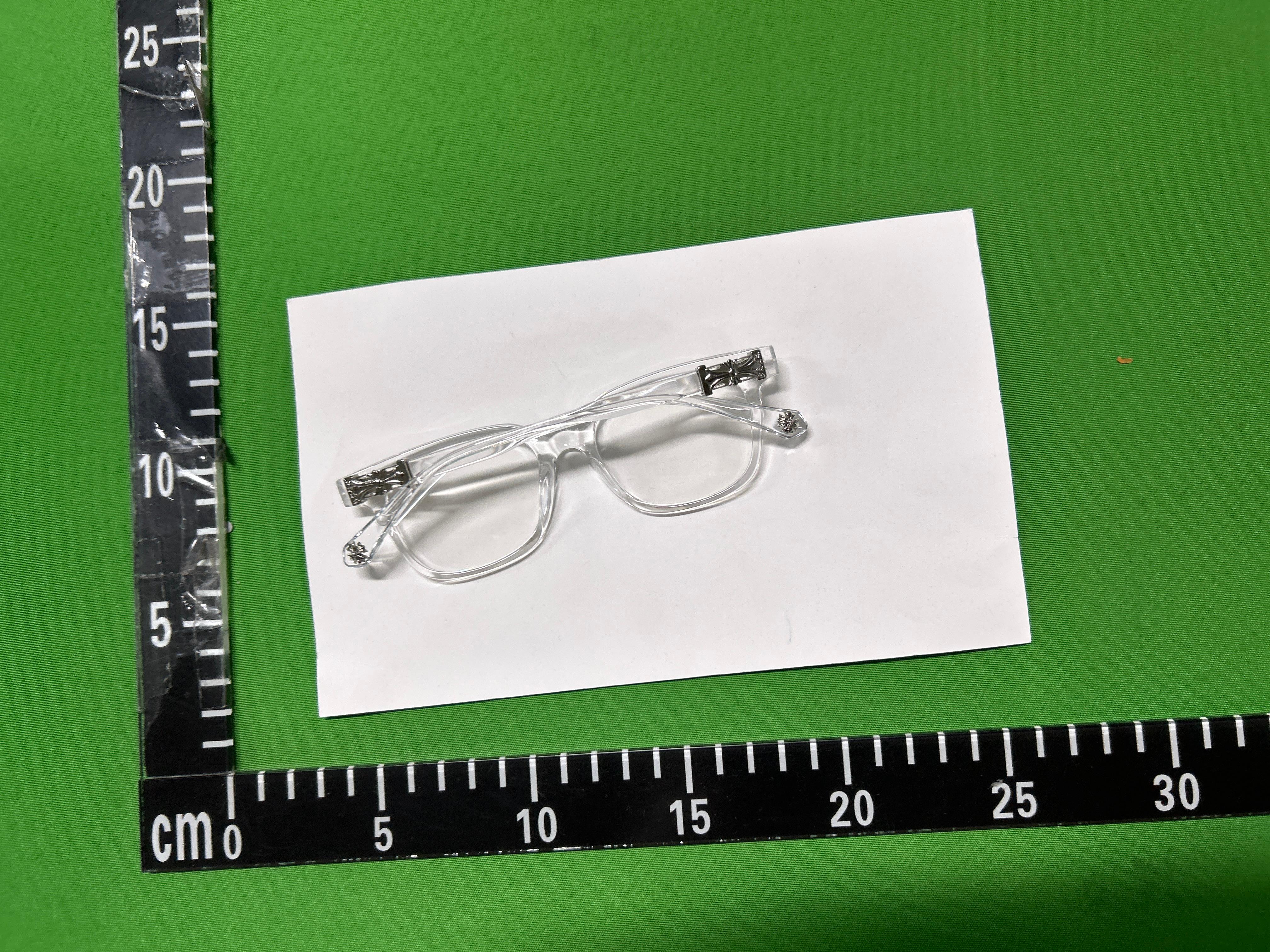 Foto QC 6 de Chrome Hearts Square-Frame Acetate Sunglasses Black (2273)