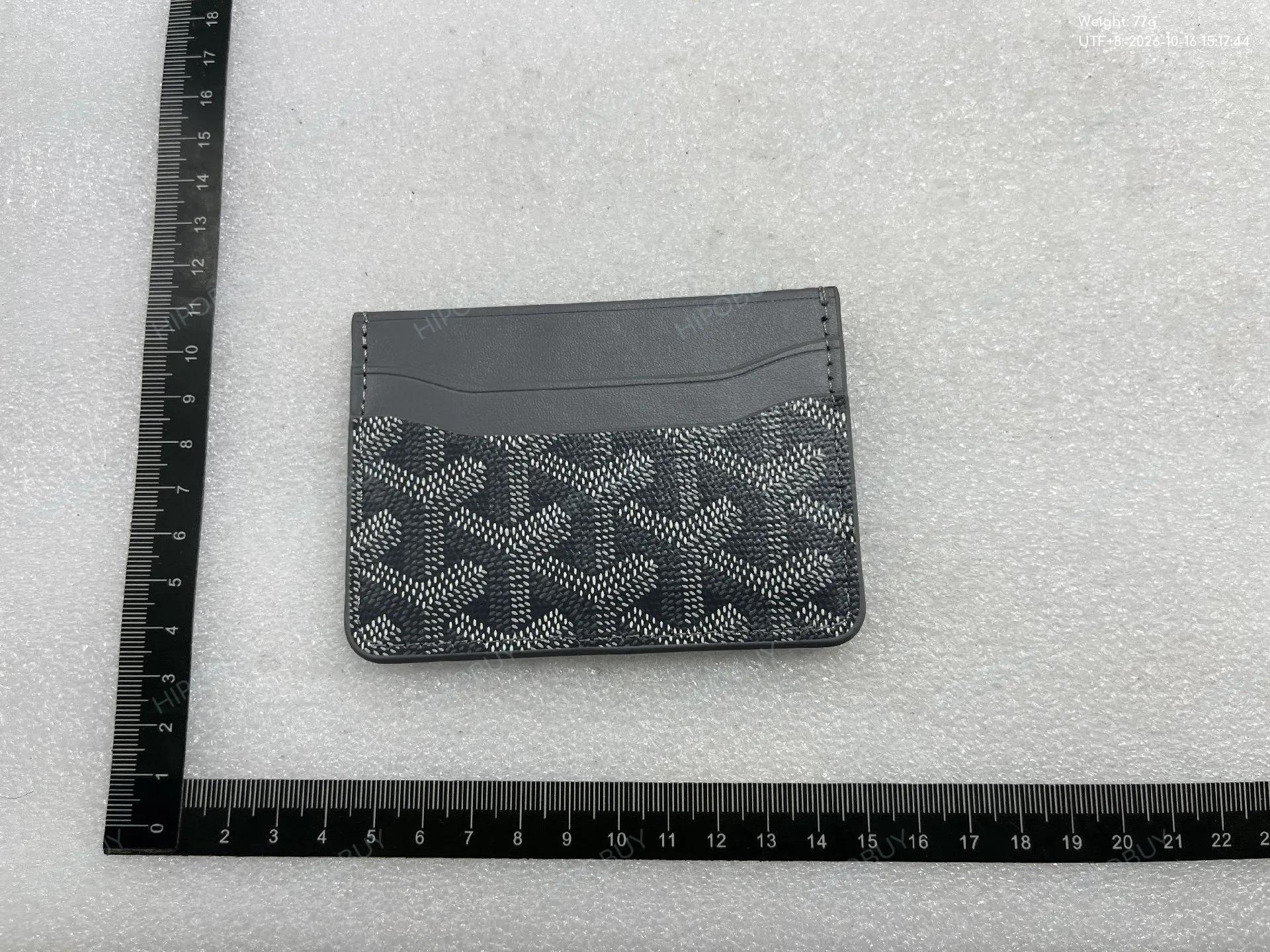 Foto QC 4 de Goyard Saint Sulpice Card Holder Goyardine Canvas Black