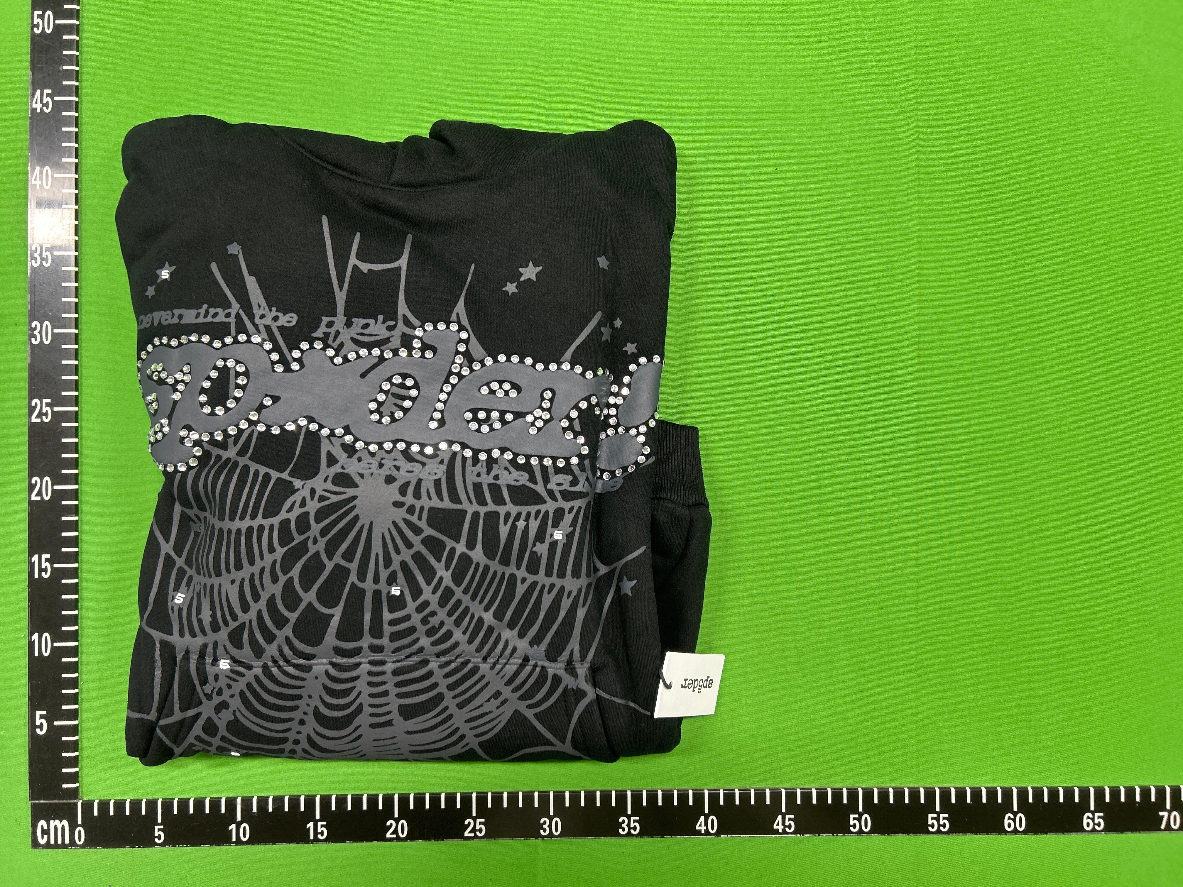 Foto QC 6 de Sp5der P*nk Hoodie Spider Web Black