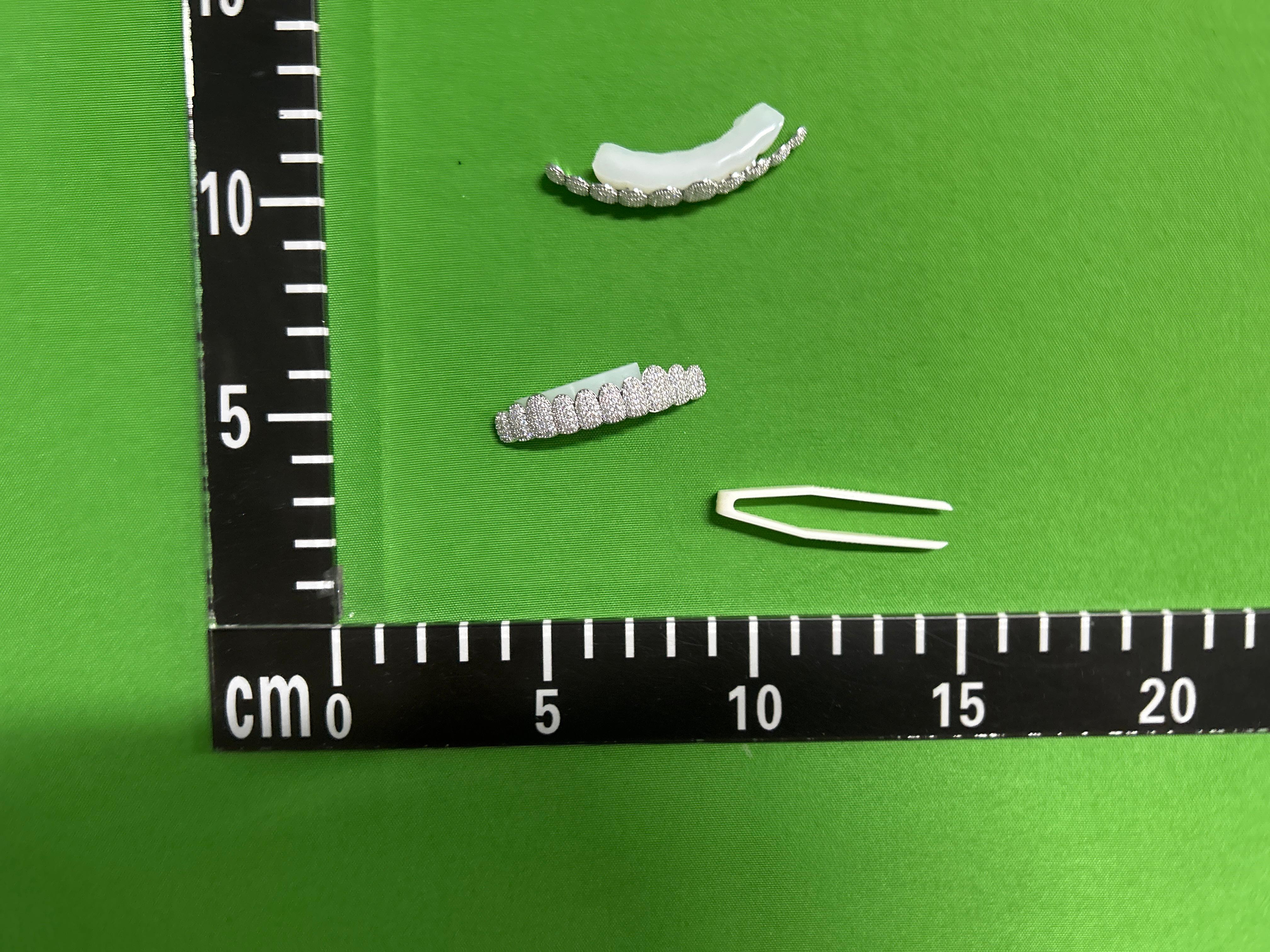 Foto QC 3 de Unbranded Grillz Metal Cubic Zirconia Silver