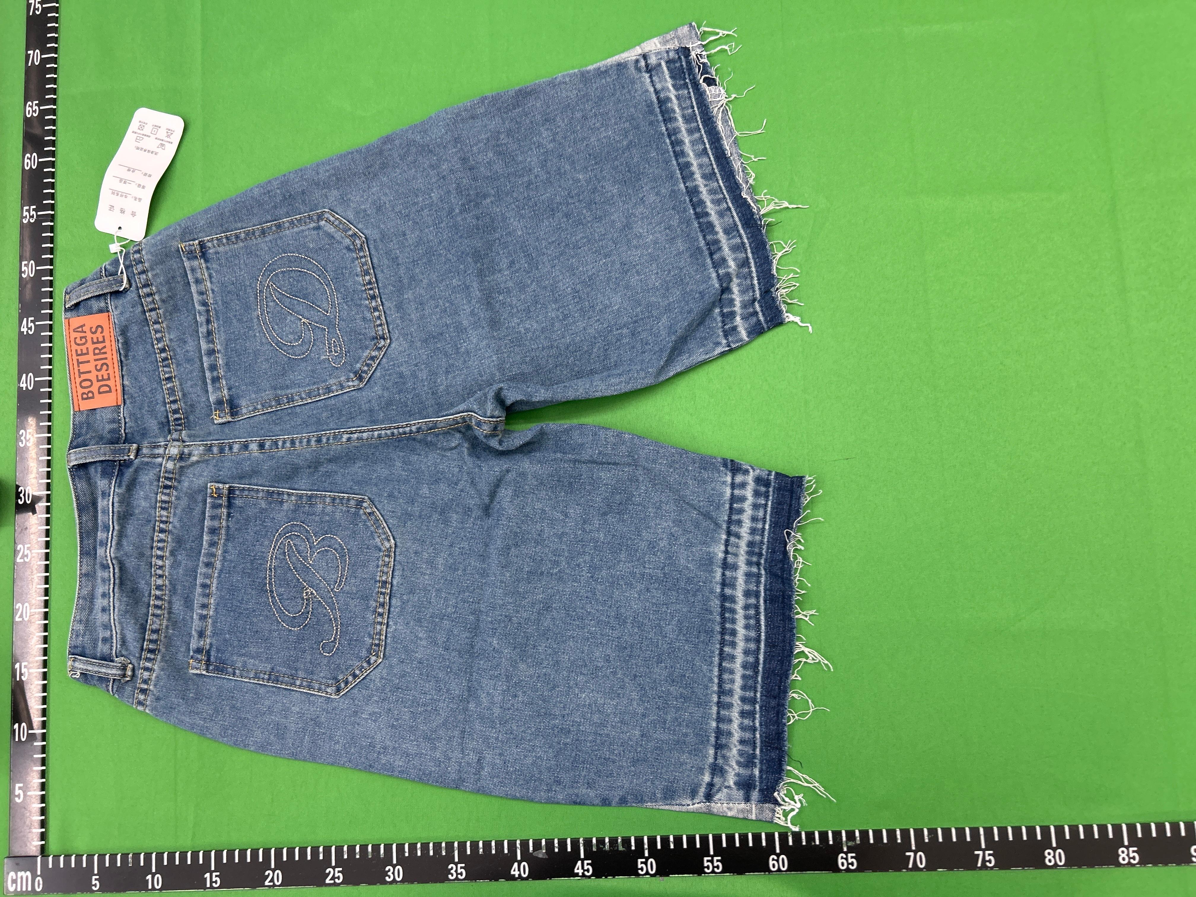Foto QC 7 de Bottega Desires Denim Shorts Loose Blue