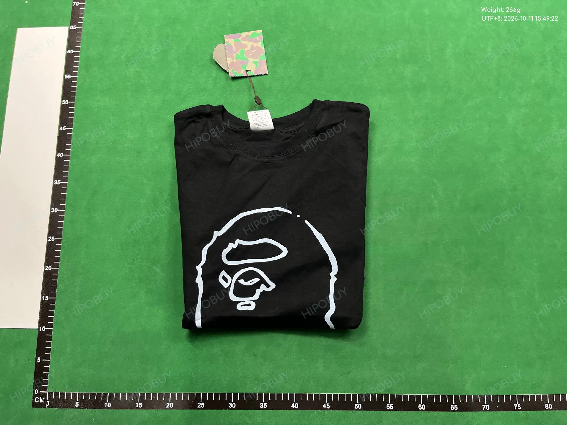 Foto QC 4 de BAPE Big Ape Head Outline T-shirt Black