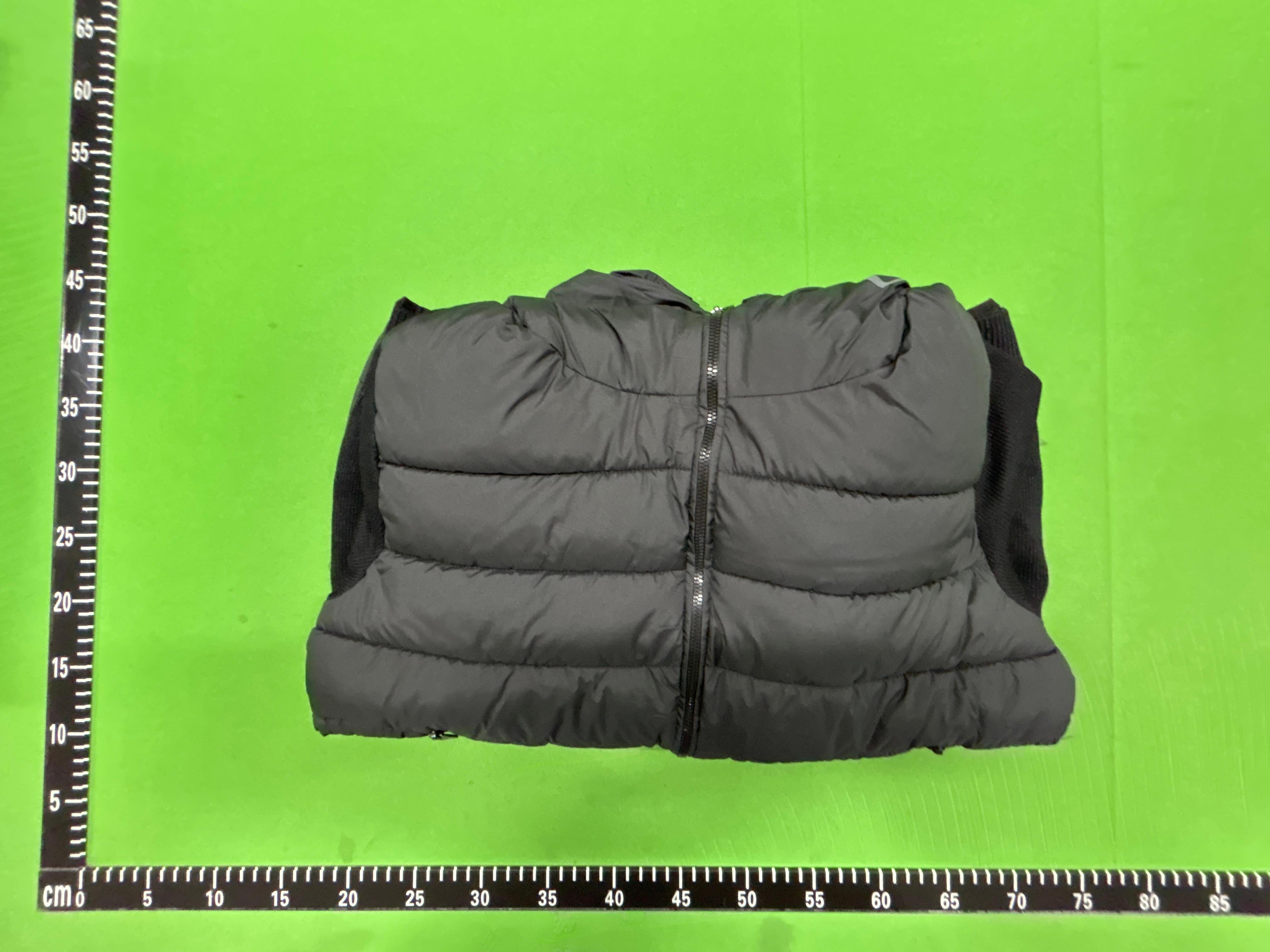 Foto QC 1 de Moncler Zip Sweater Quilted Wool Navy