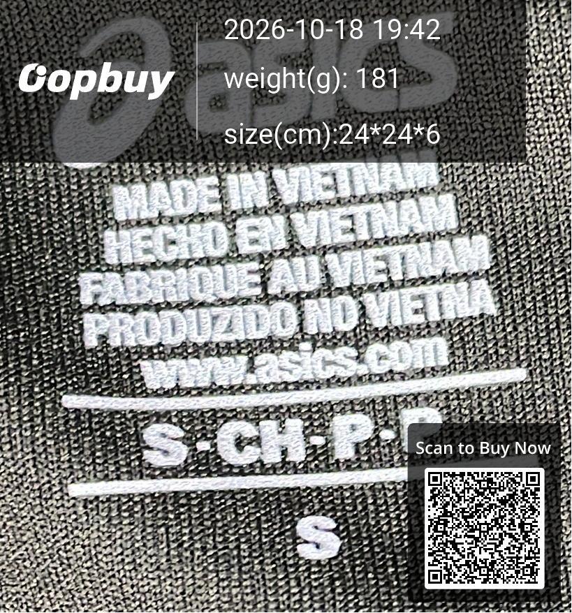 Foto QC 1 de Asics Windbreaker Jacket Quick-Dry Breathable Grey White