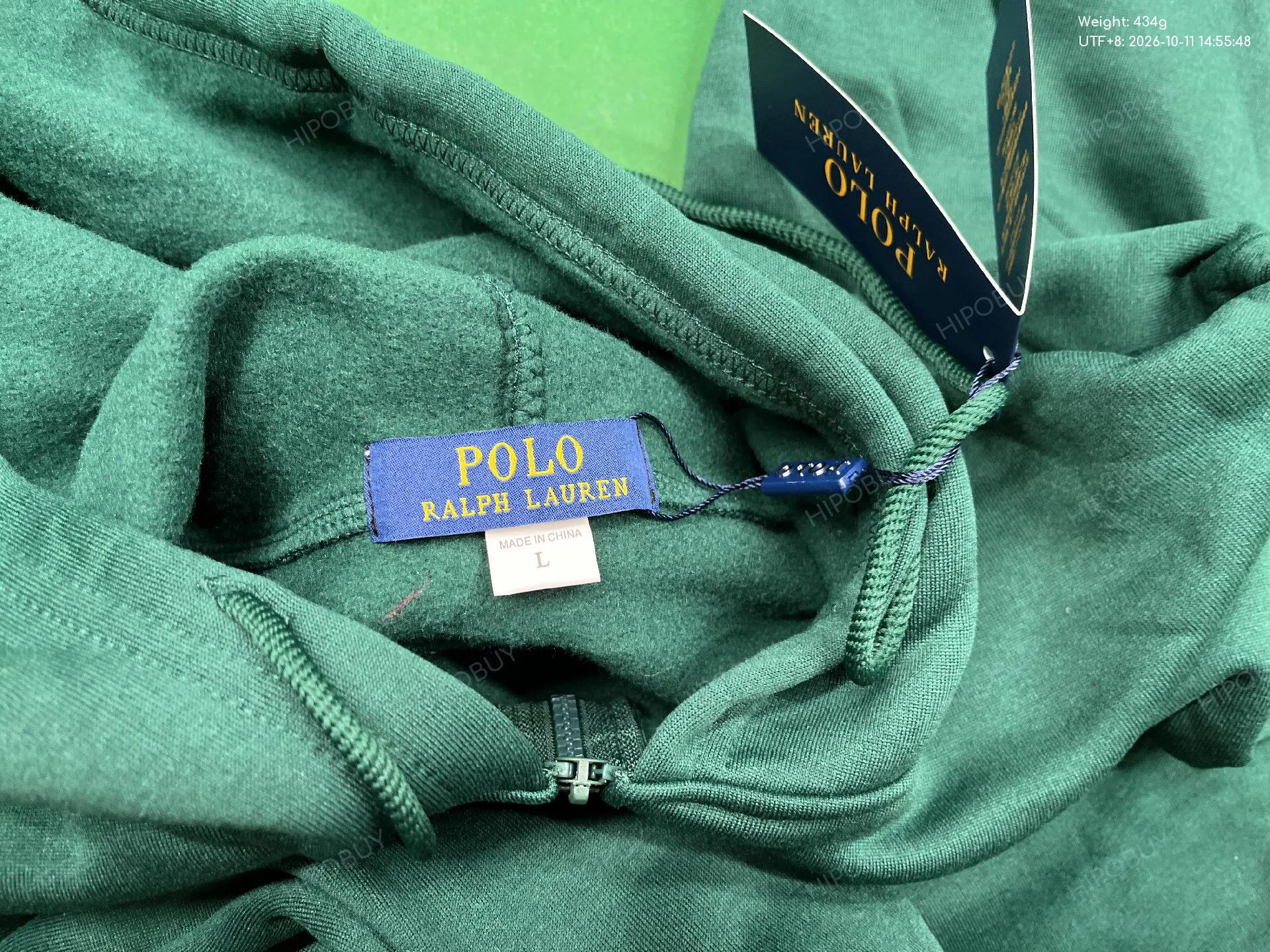 Foto QC 6 de Polo Ralph Lauren Hooded Zip Sweater Grey